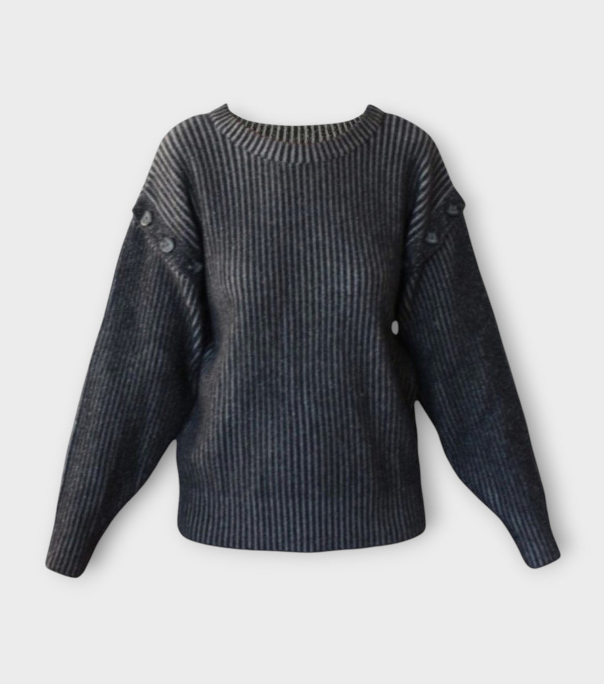Knit Top | Charcoal