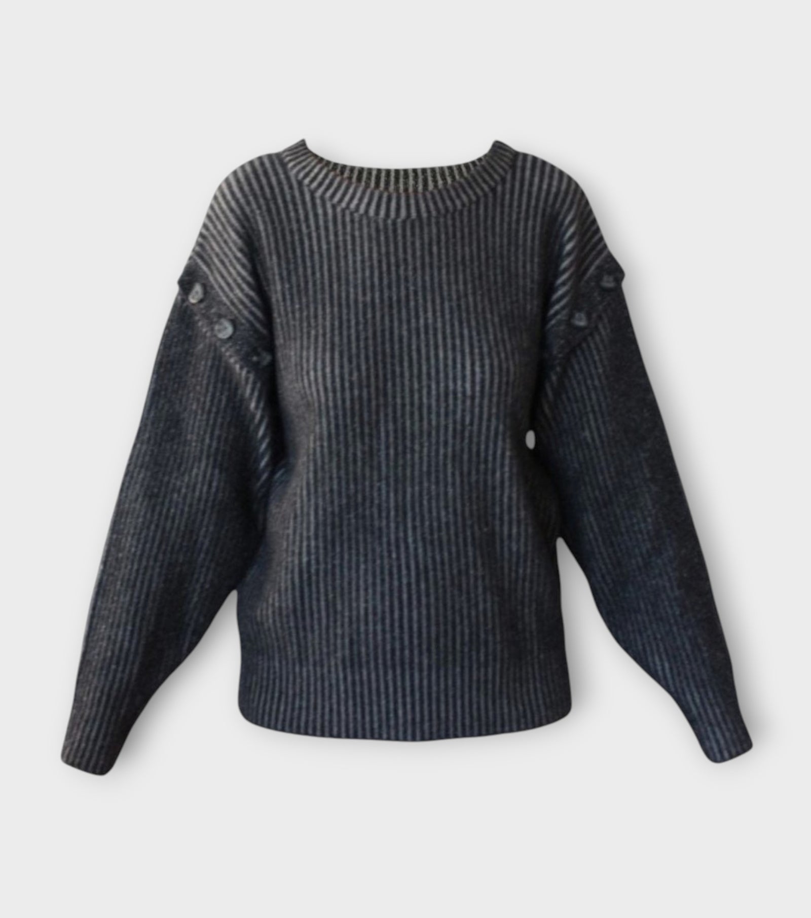 Knit Top | Charcoal
