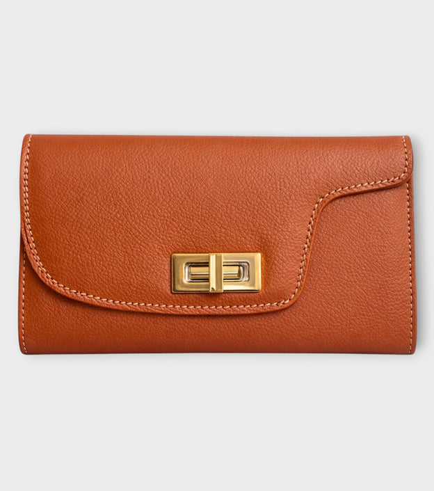 Saddle Hour Bag Tan Brown