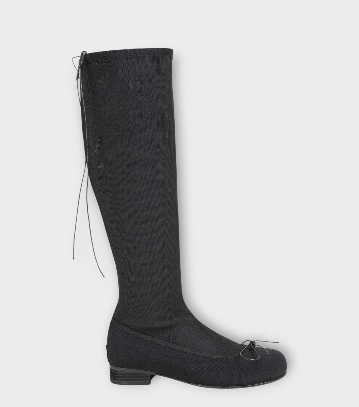 Nia Sheer Mesh Boots  | Black