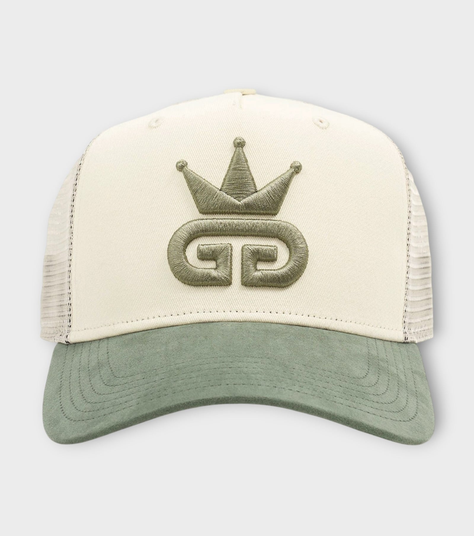 Off-White Mesh Hat Olive Green