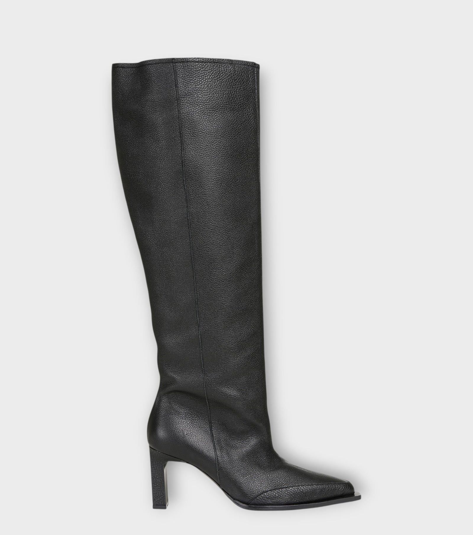 Olia Knee High Long Boots  | Black