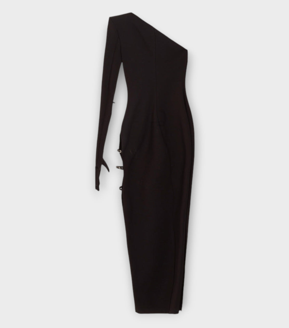 Long Sleeve One Glove Dress With Cutouts