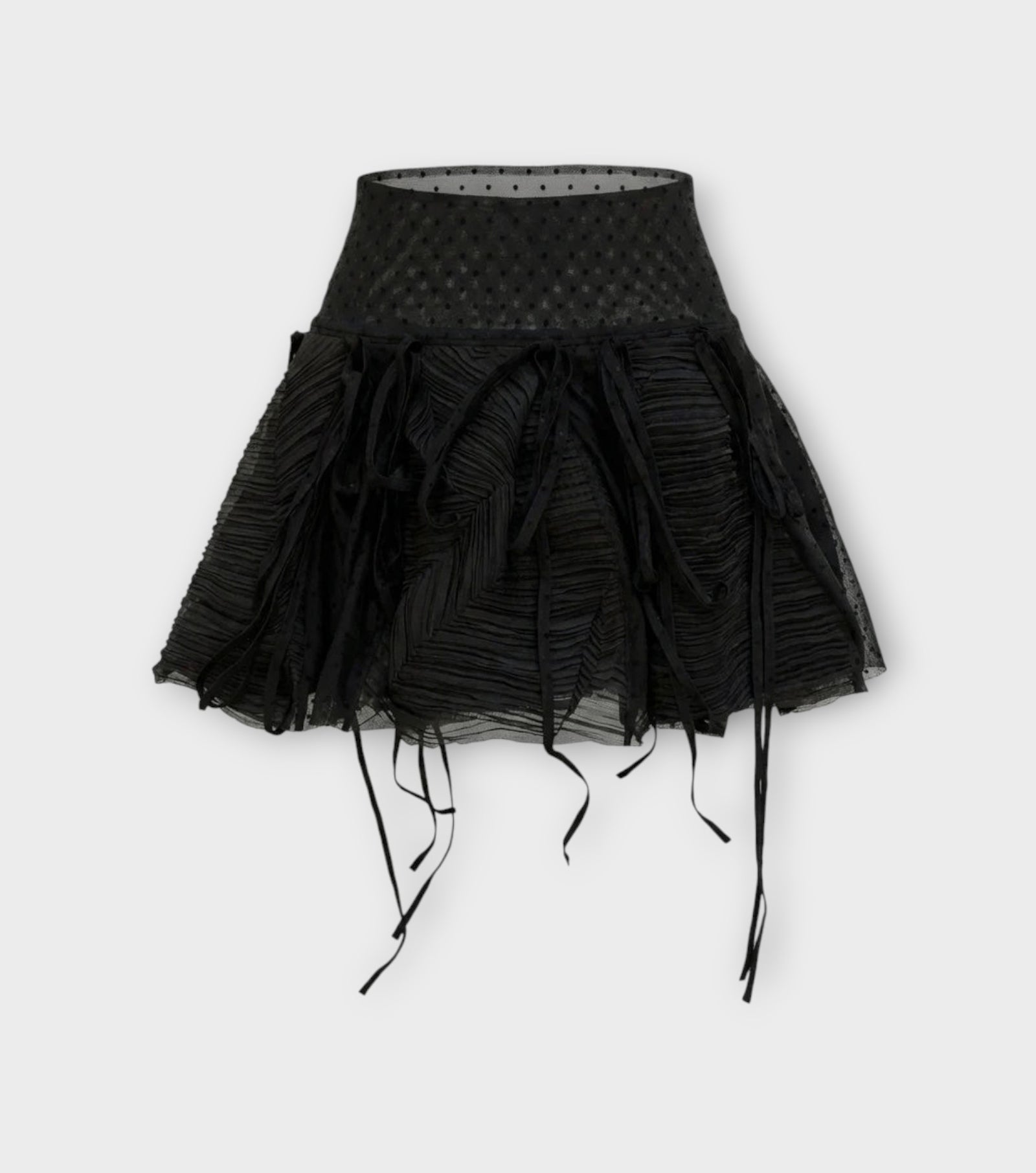 Black Bubble Skirt