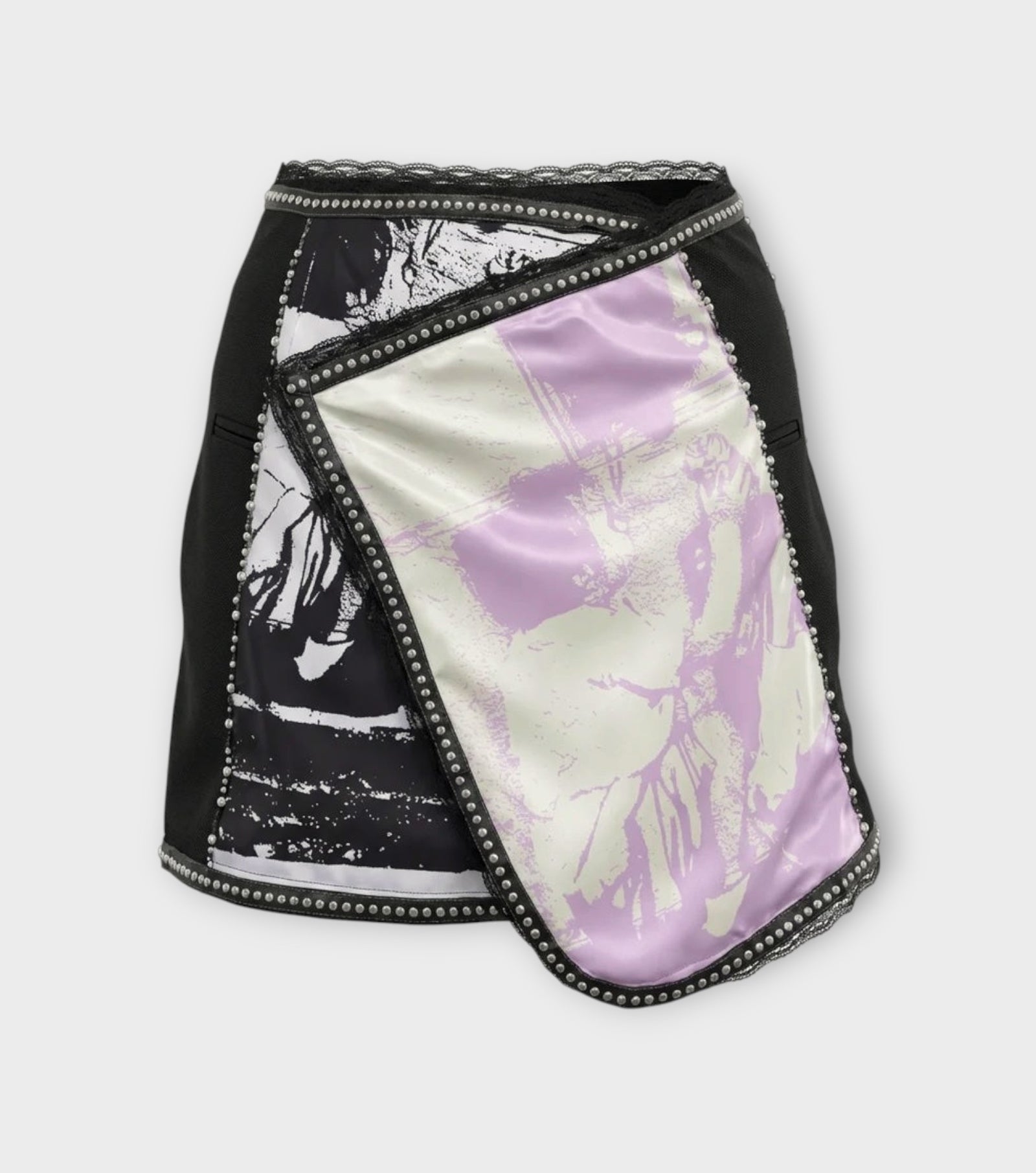 Multicolor Wrap Skirt