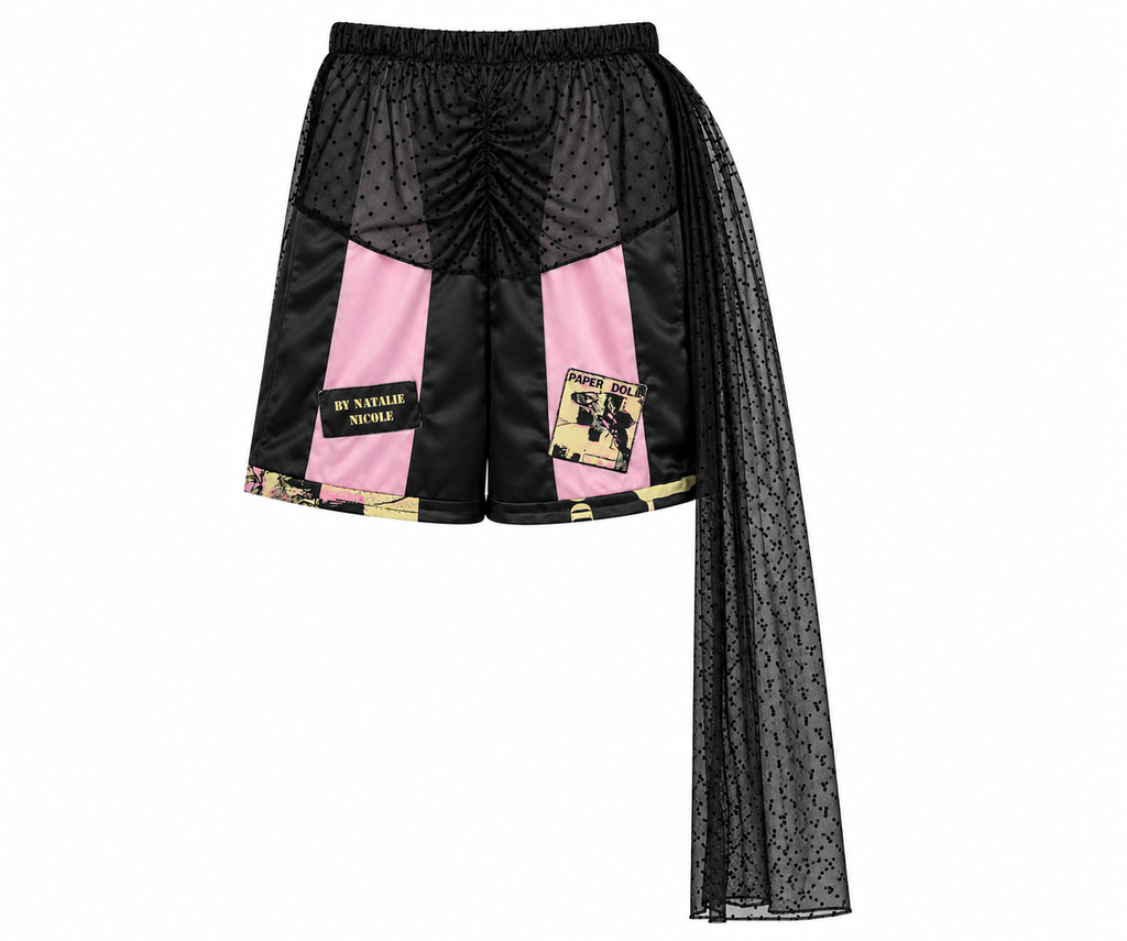 PAPER DOLLS - Reworked Jersey Shorts, PR Sample at DOORS NYC PR showroom