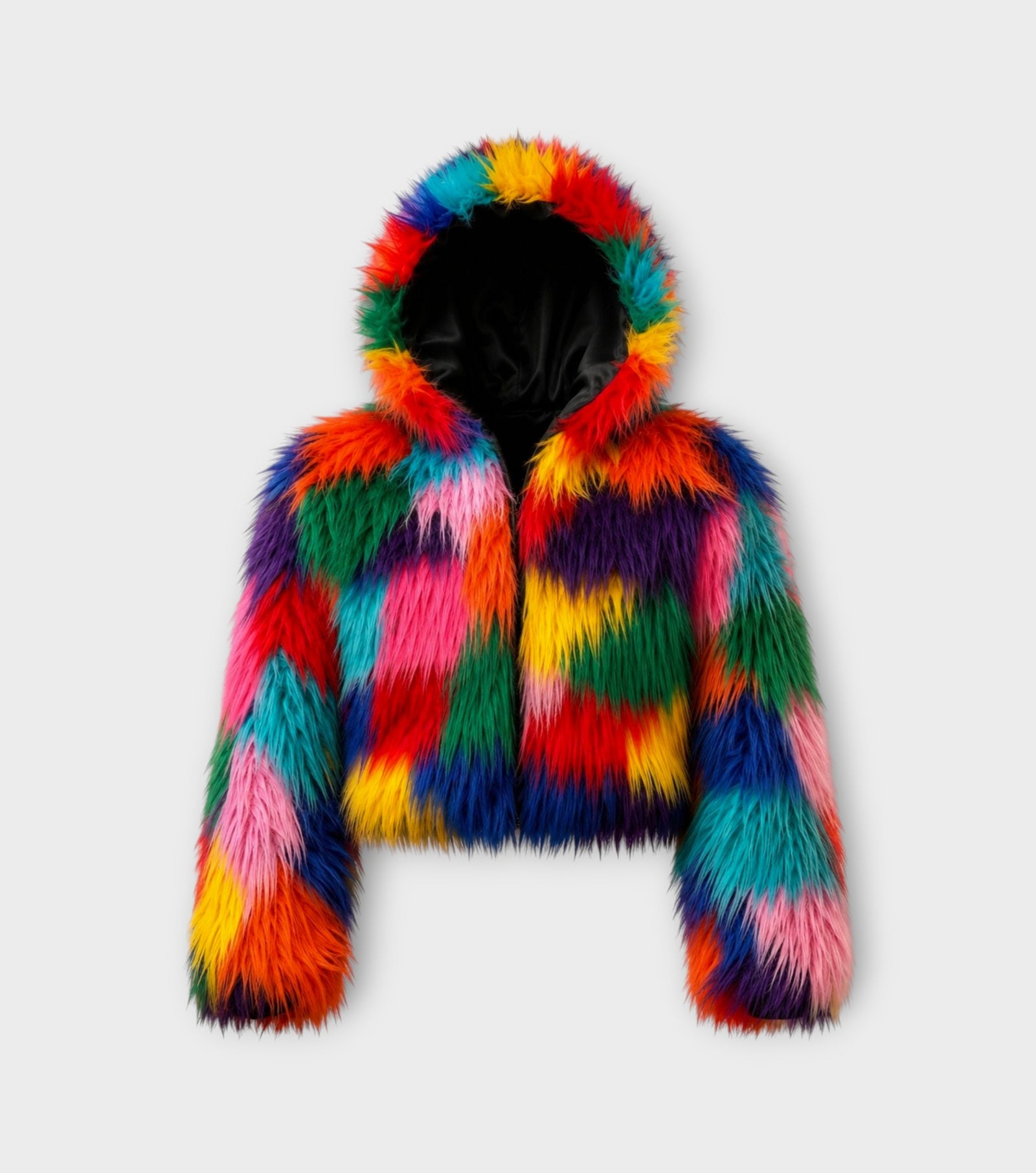 Cropped Hooded Jacket