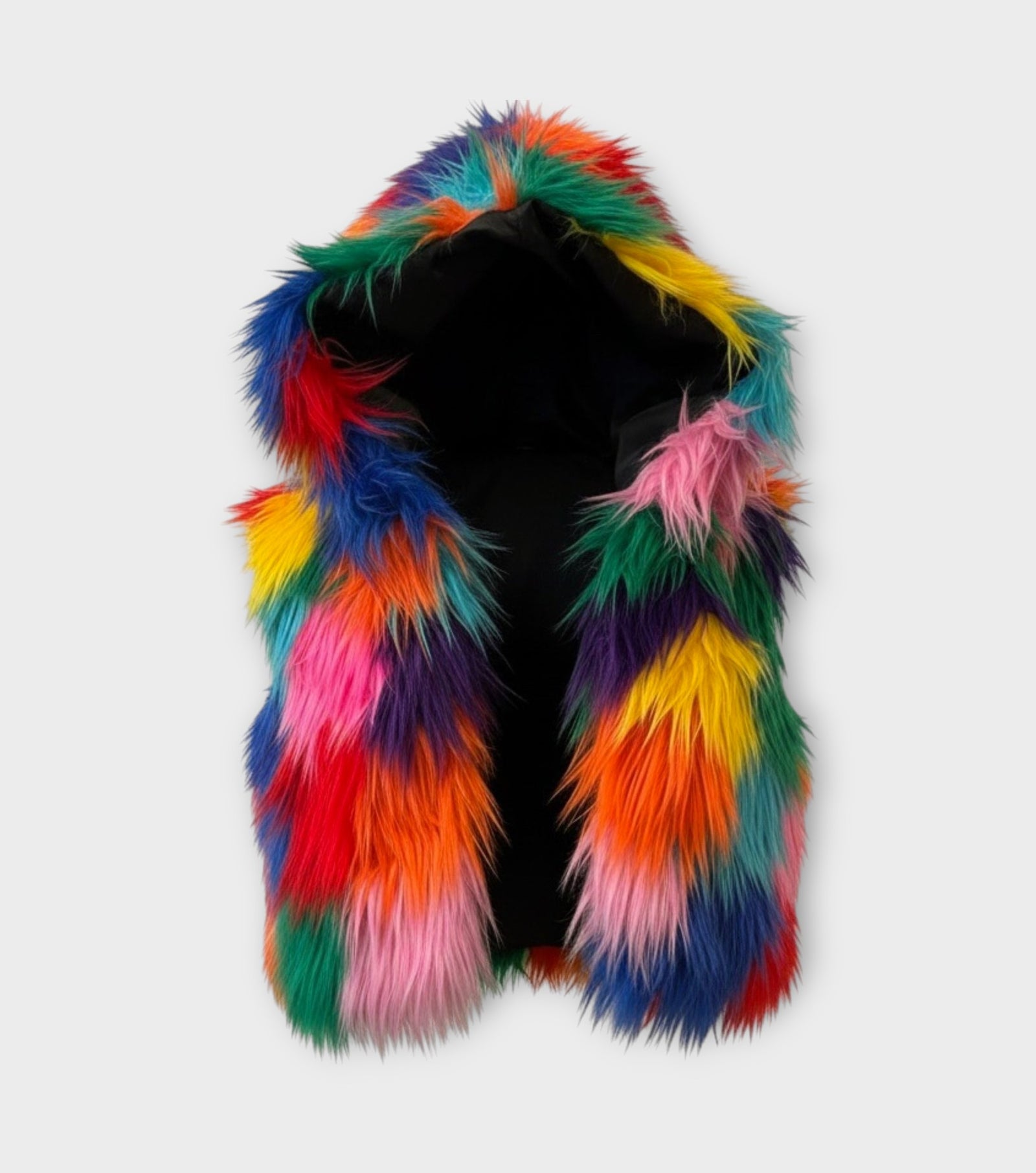 Cropped Hooded Vest