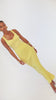 ANDREEVA - Butter Yellow Metallic Knit Dress with Flared Hem, buy at DOORS NYC