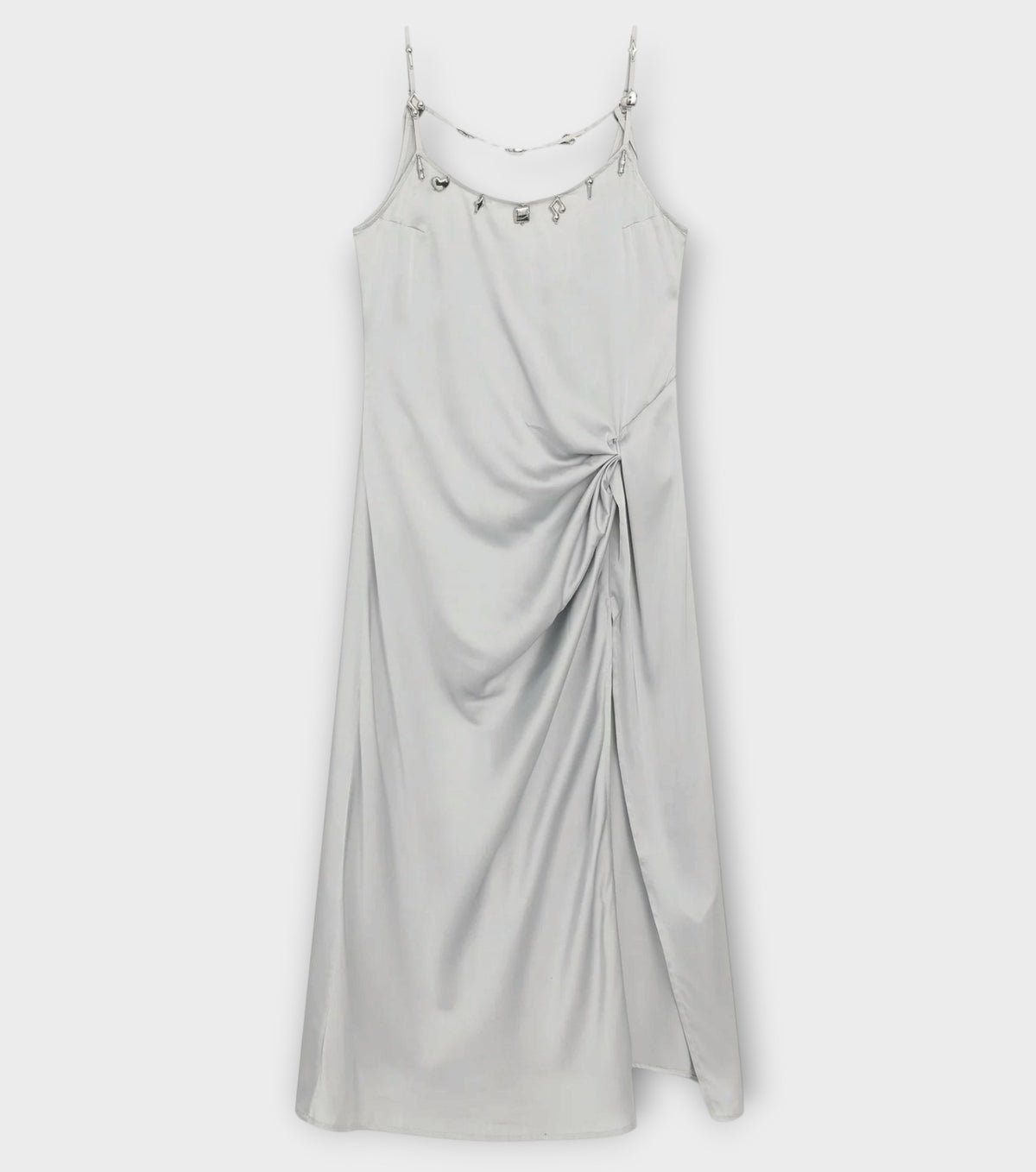 Silver Charm Slip Dress