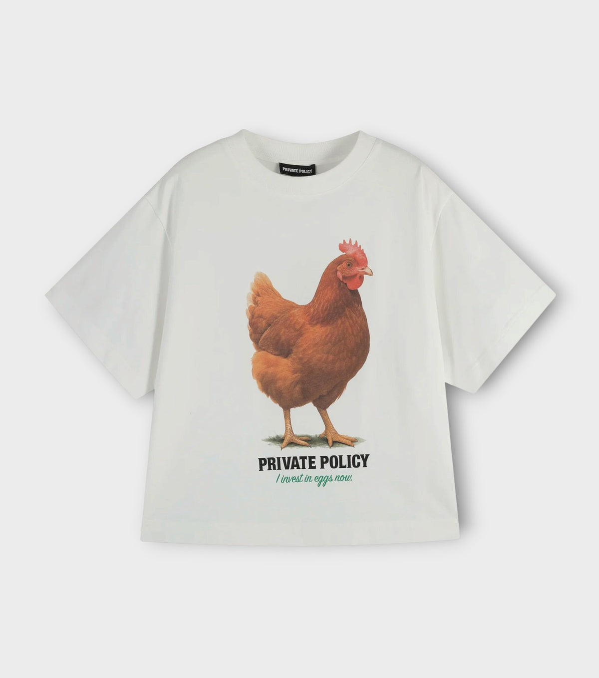 White Chicken Graphic T-Shirt