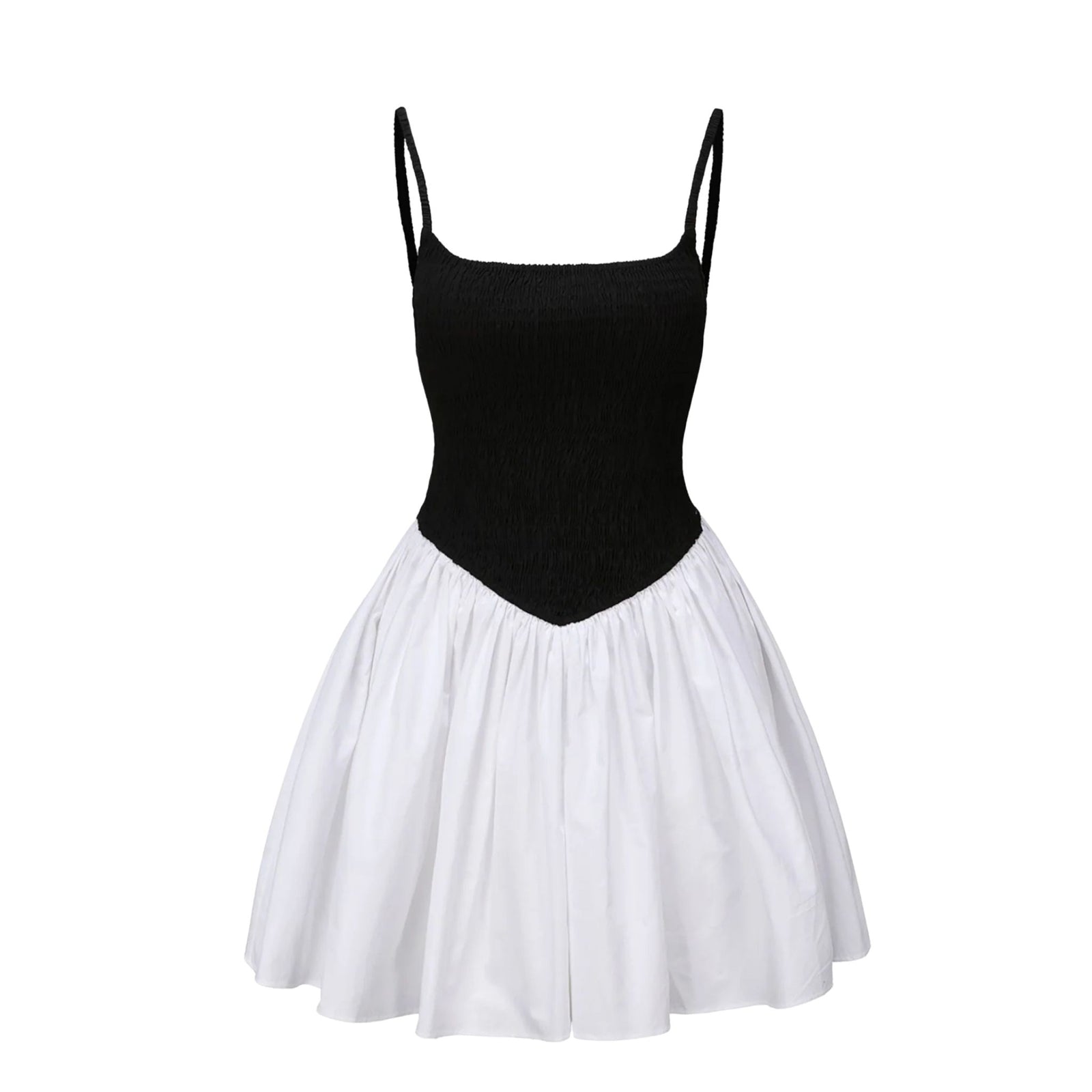 Smocked Mini | Black & White