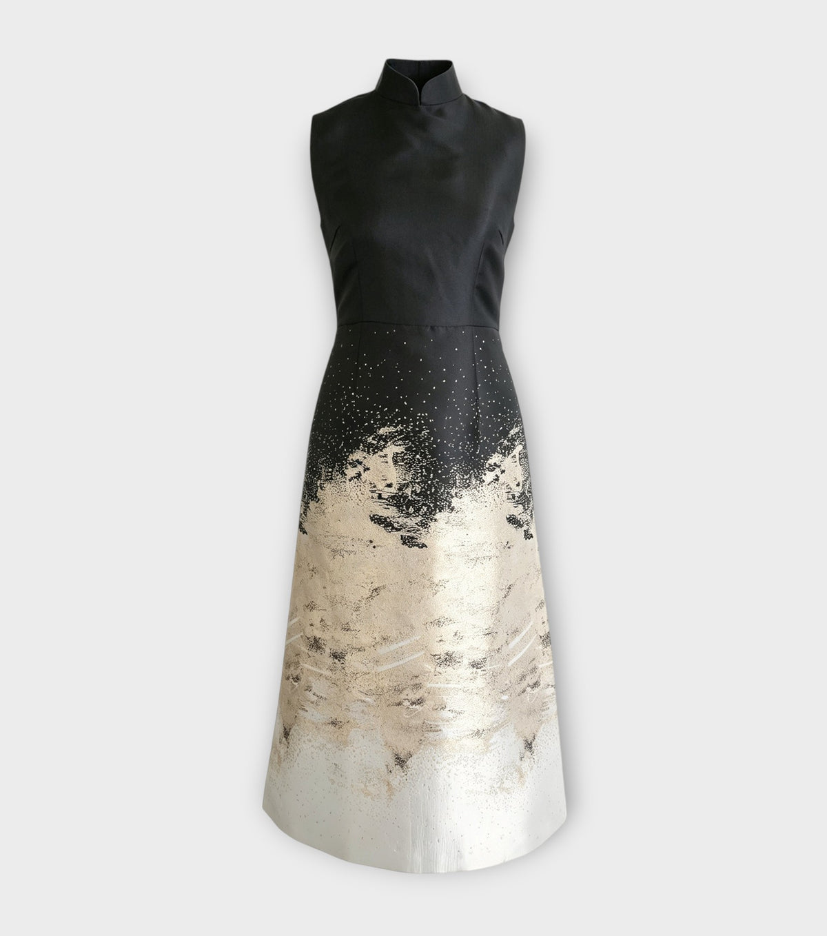 Black Gradient Qipao