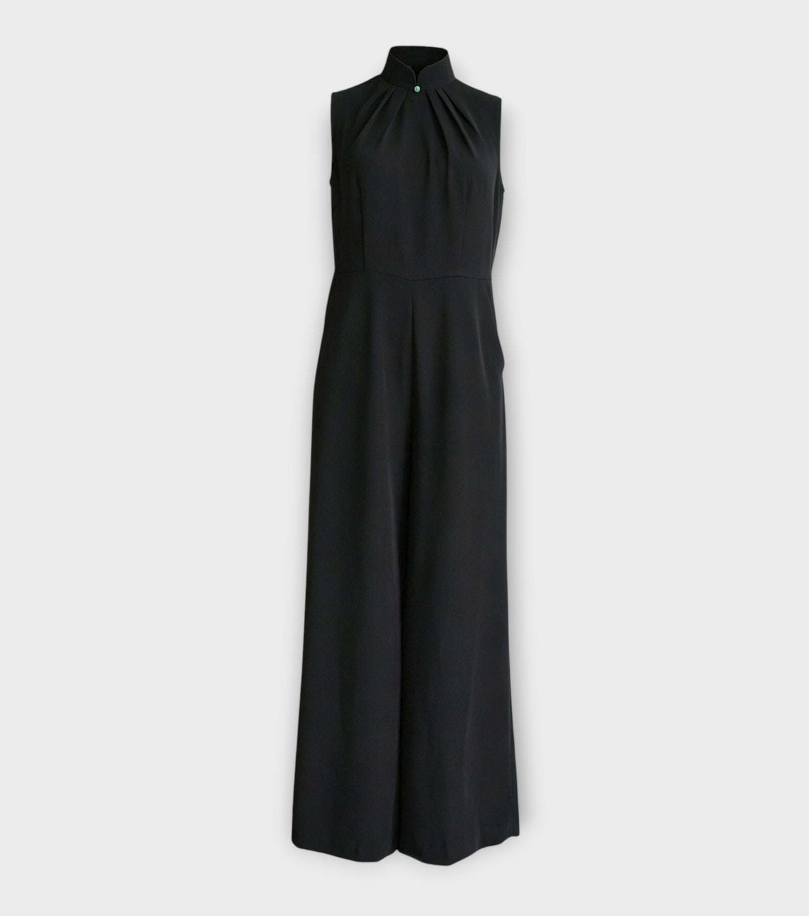 Black Sleeveless Jumpsuit