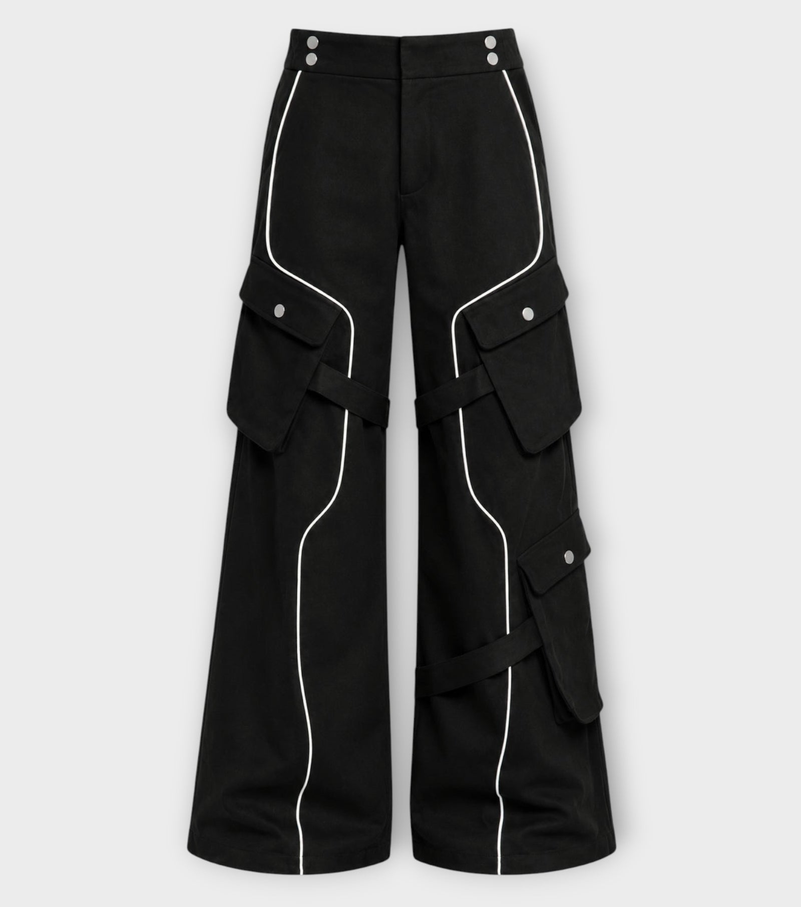 REFLECTIVE CARGO Pants | Black
