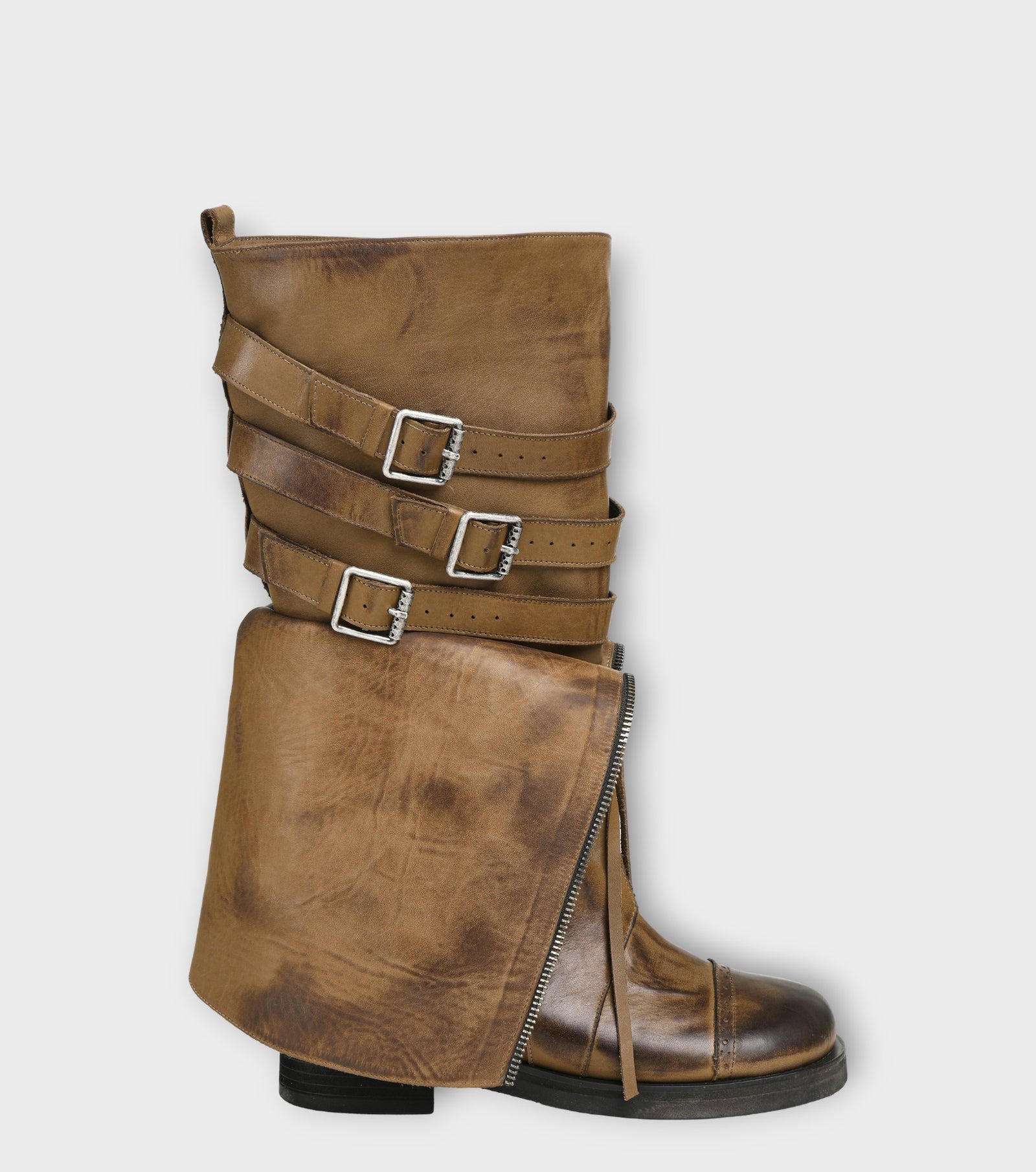 Roa Fold Boots  |  Sand Brown
