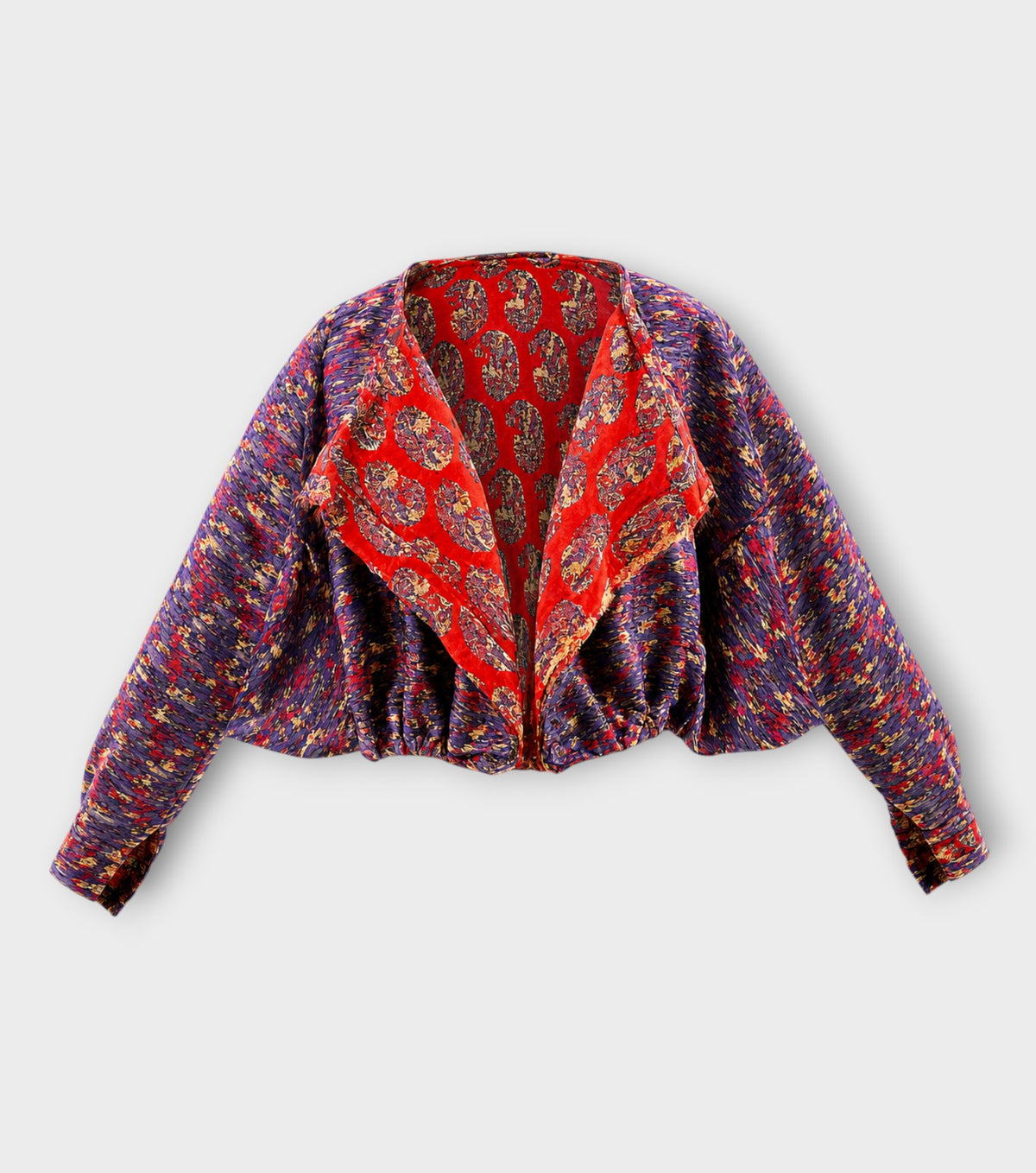 Termeh Volumed Bomber Jacket