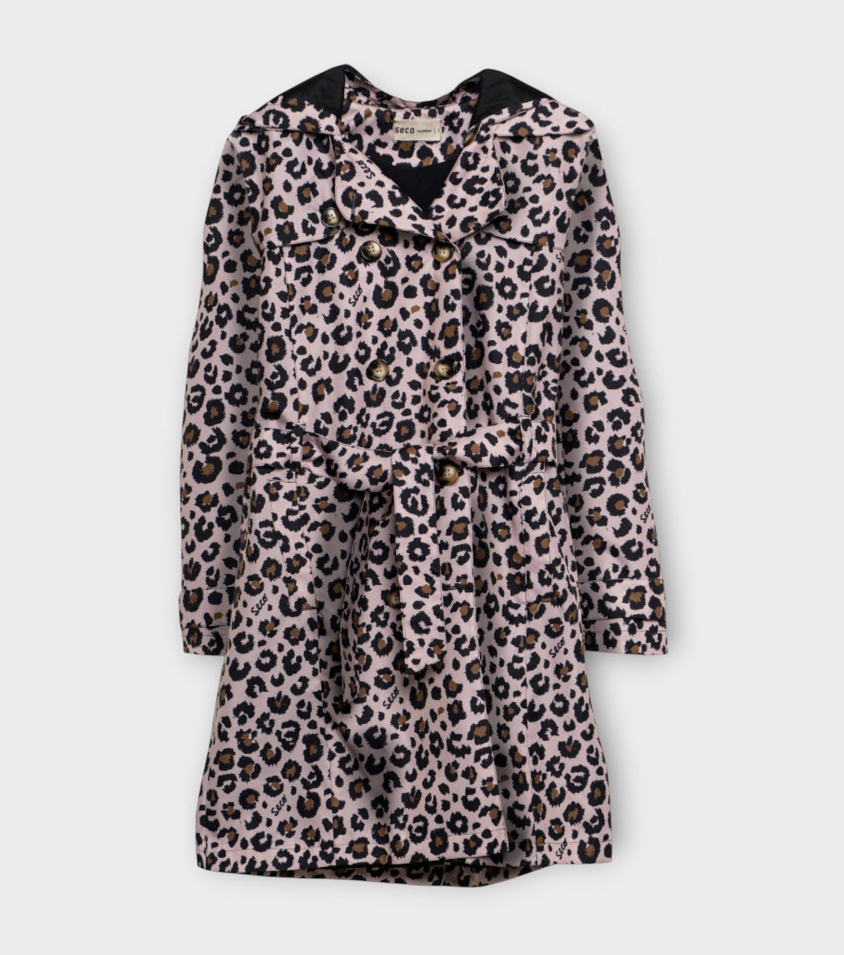 Animal Print Manhattan Trench Coat
