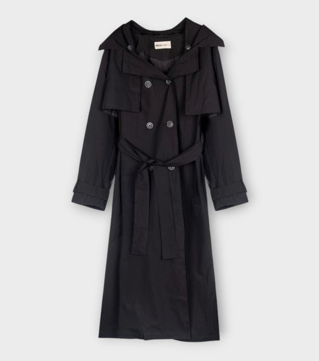 Bronx Trench Coat | Black