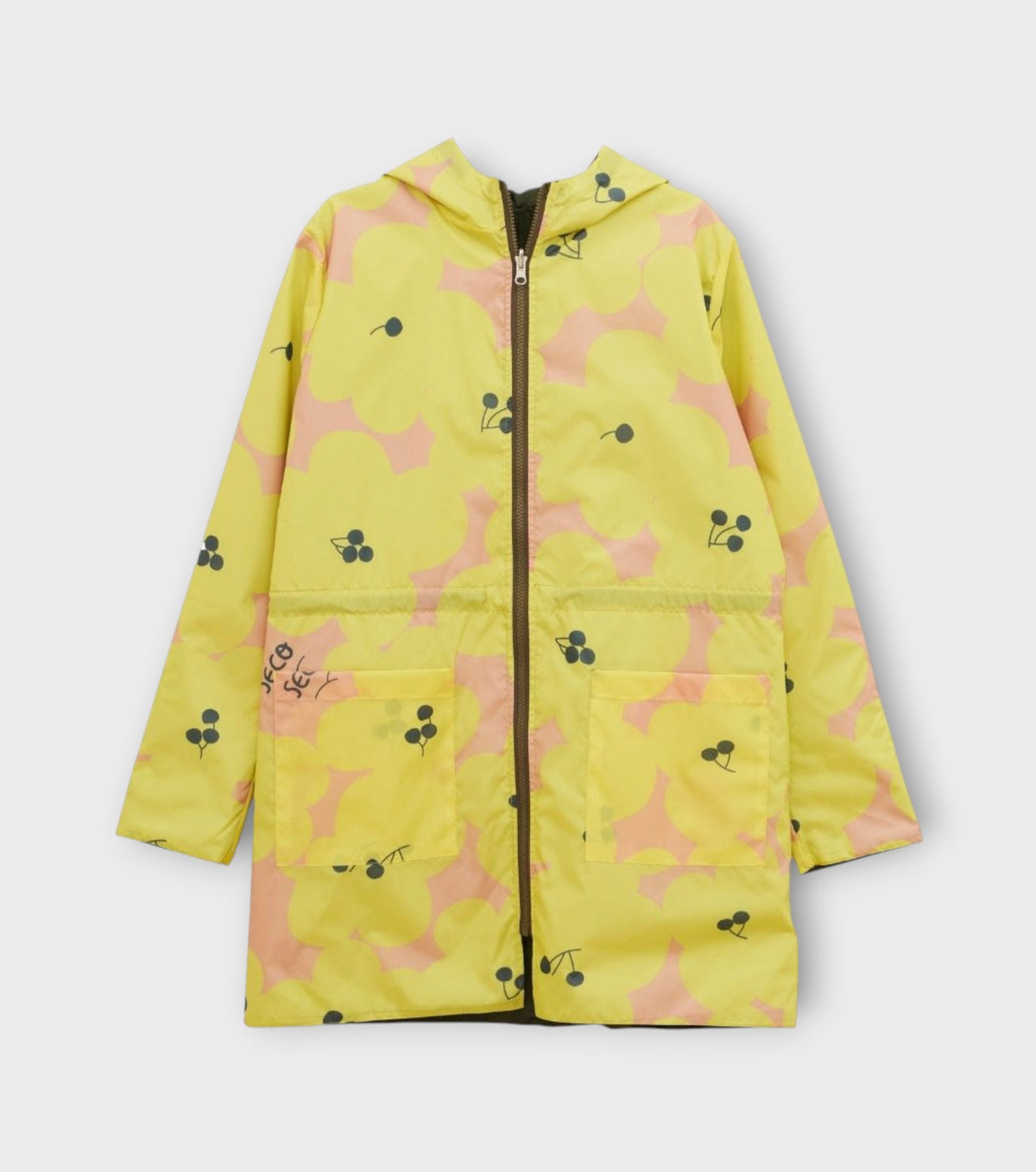 Reversible Print Jacket | Yellow