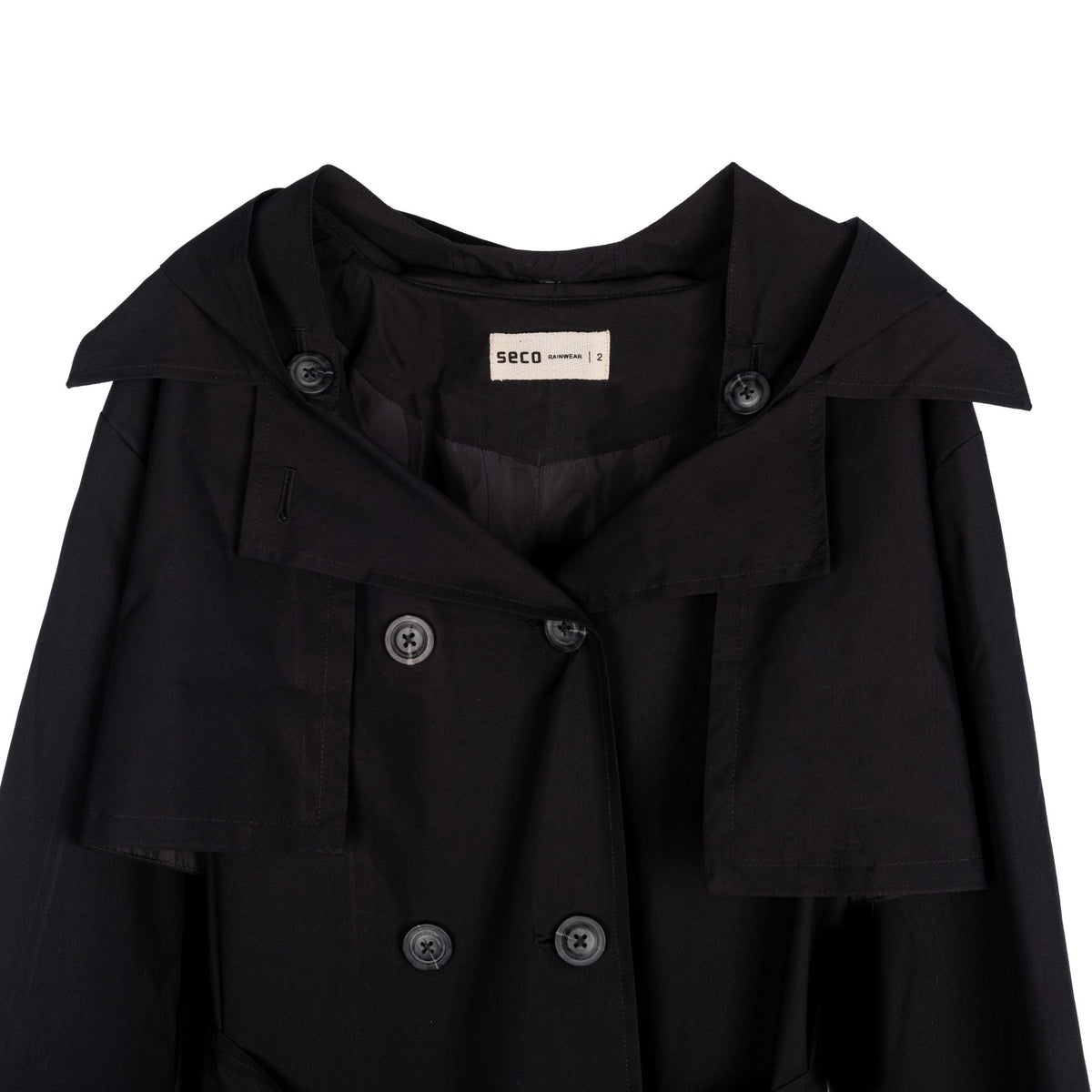 SECO - Bronx Trench Coat | Black, buy at DOORS NYC