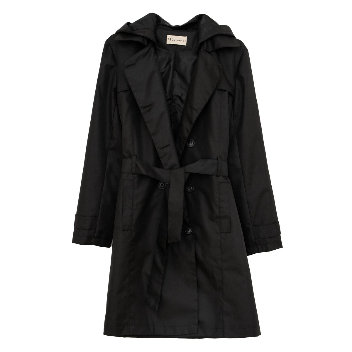 SECO - Manhattan Trench Coat | Black, buy at DOORS NYC
