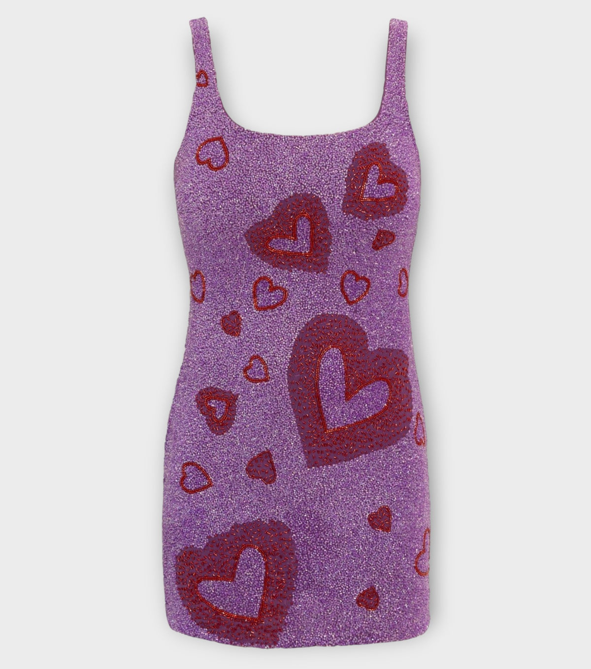 Lust Hand-Beaded Embellished Mini Dress