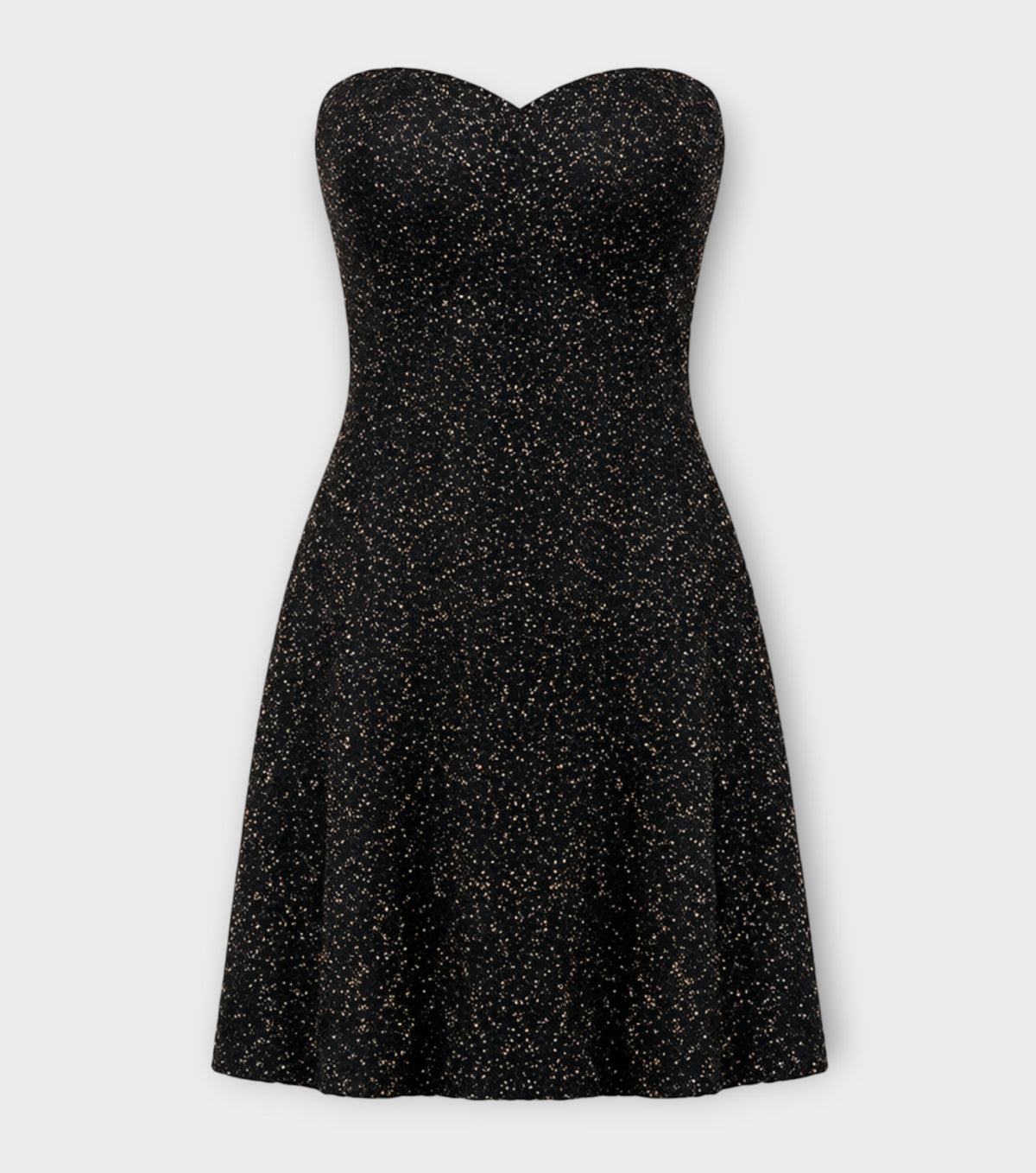 Midnight Hand-Beaded Embellished Mini Dress