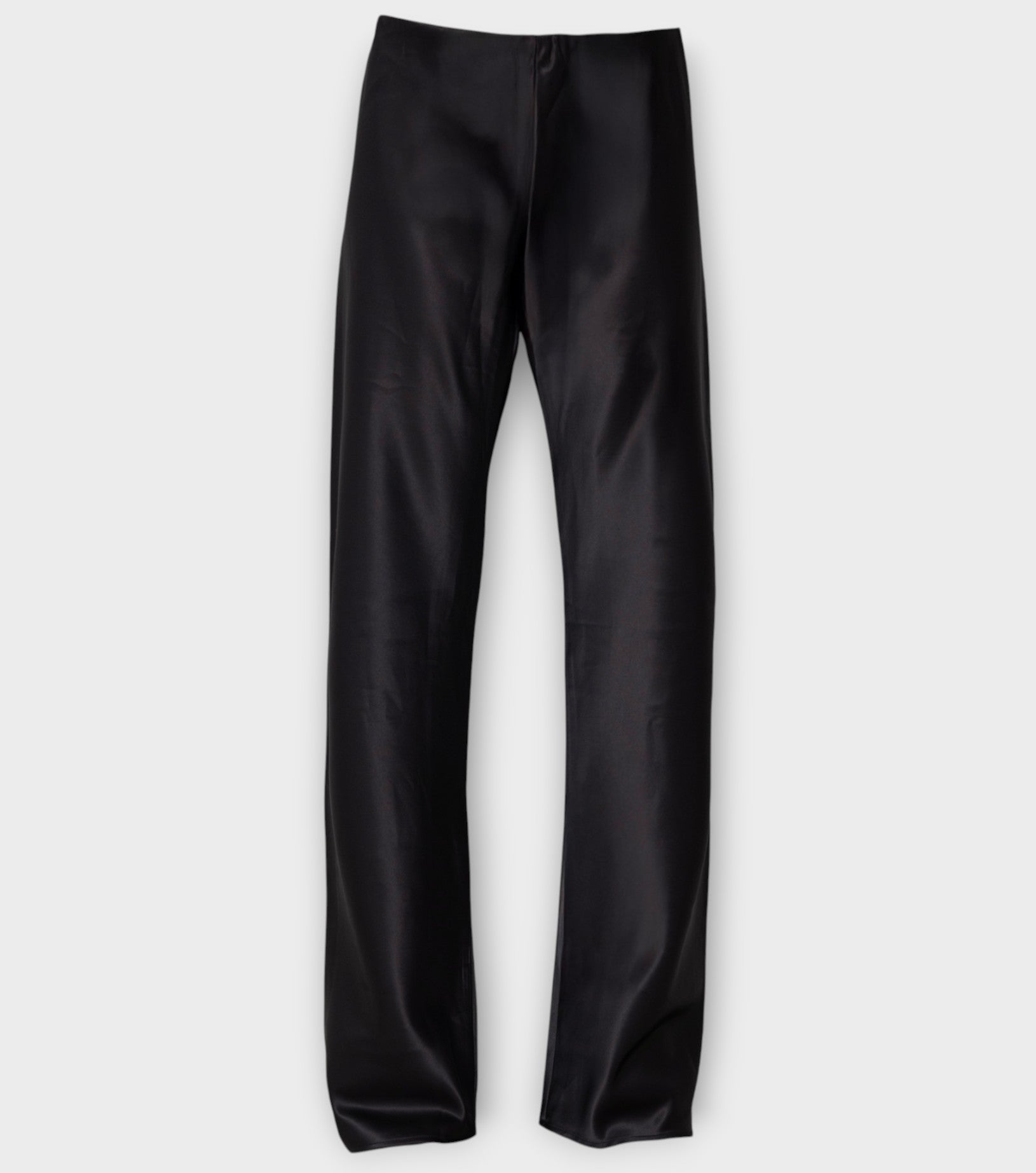 Olivette Satin Pants | Black