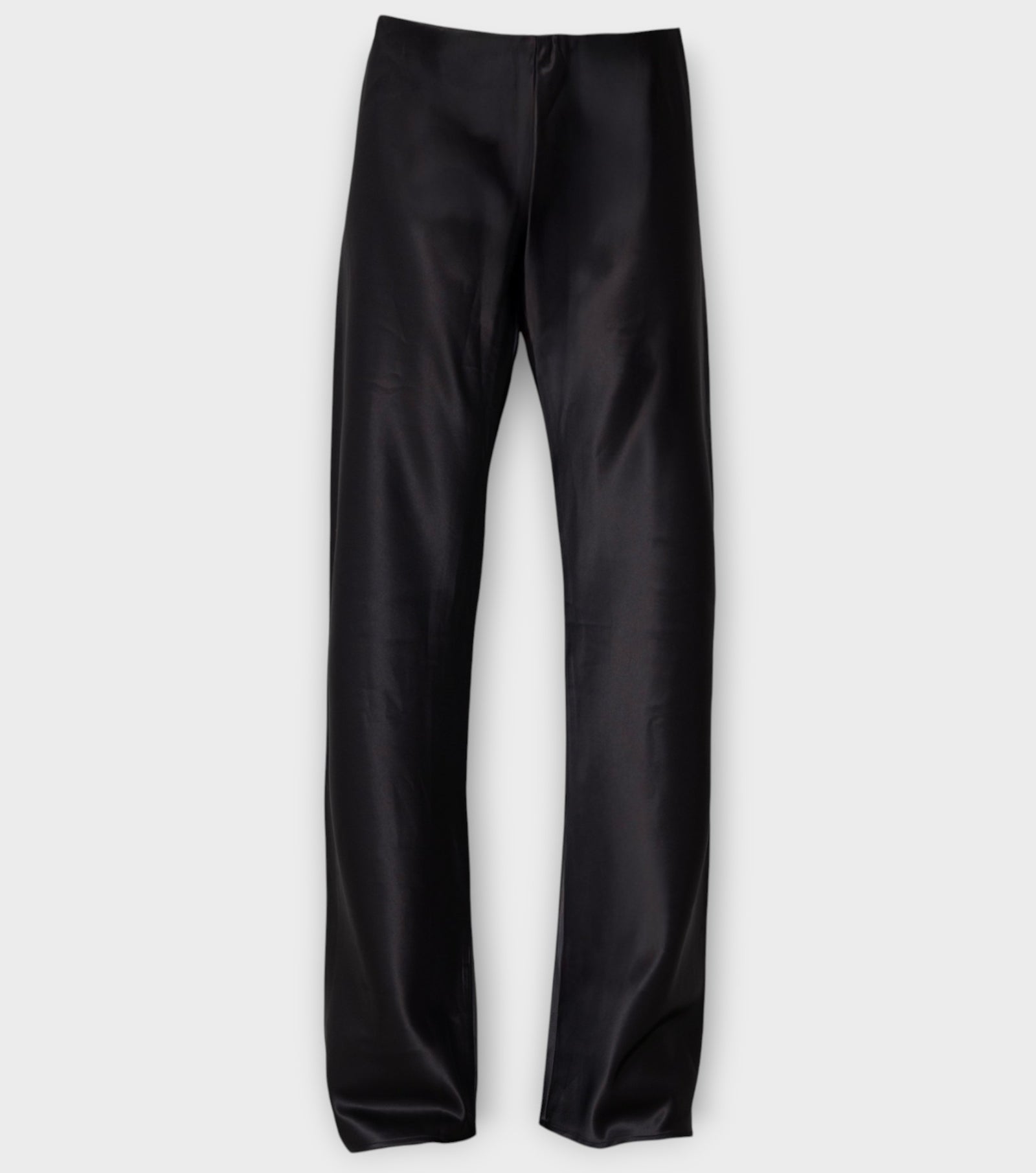 Olivette Satin Pants | Black