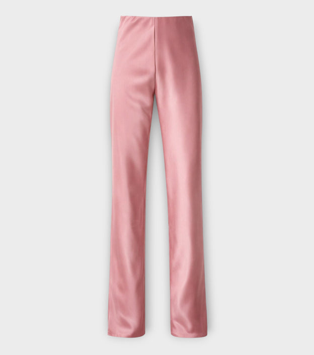 Olivette Satin Pants | Blush Pink