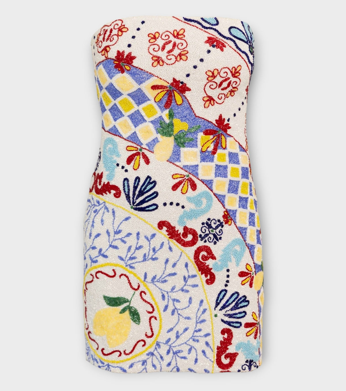 Senorita Hand-Beaded Embellished Mini Dress