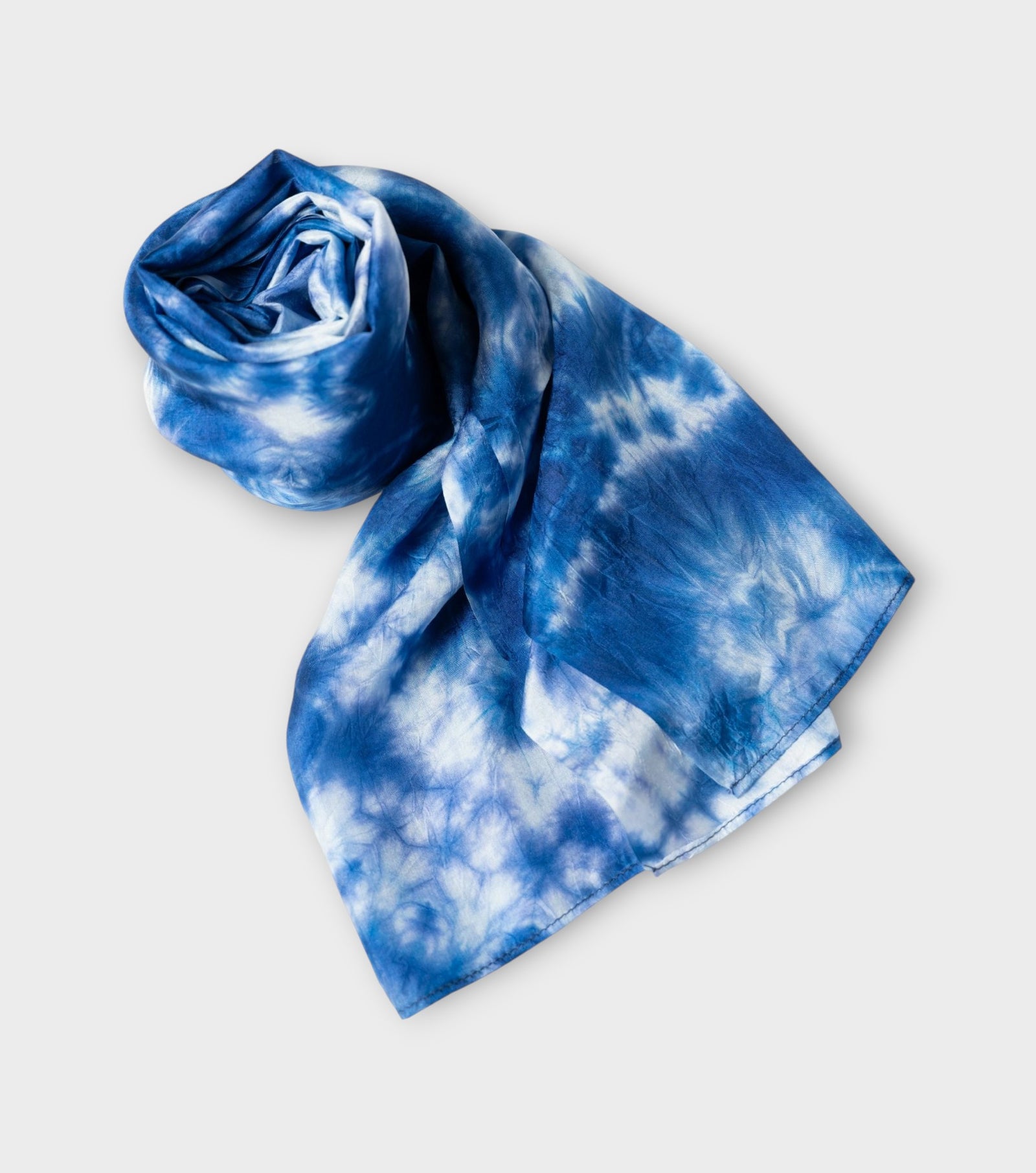 Indigo Shibori Scarf