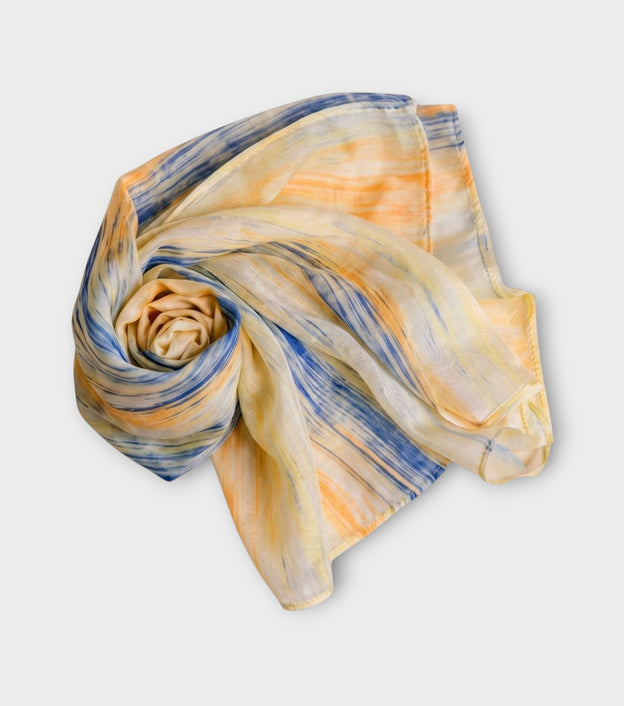 Yellow Brushstroke Scarf