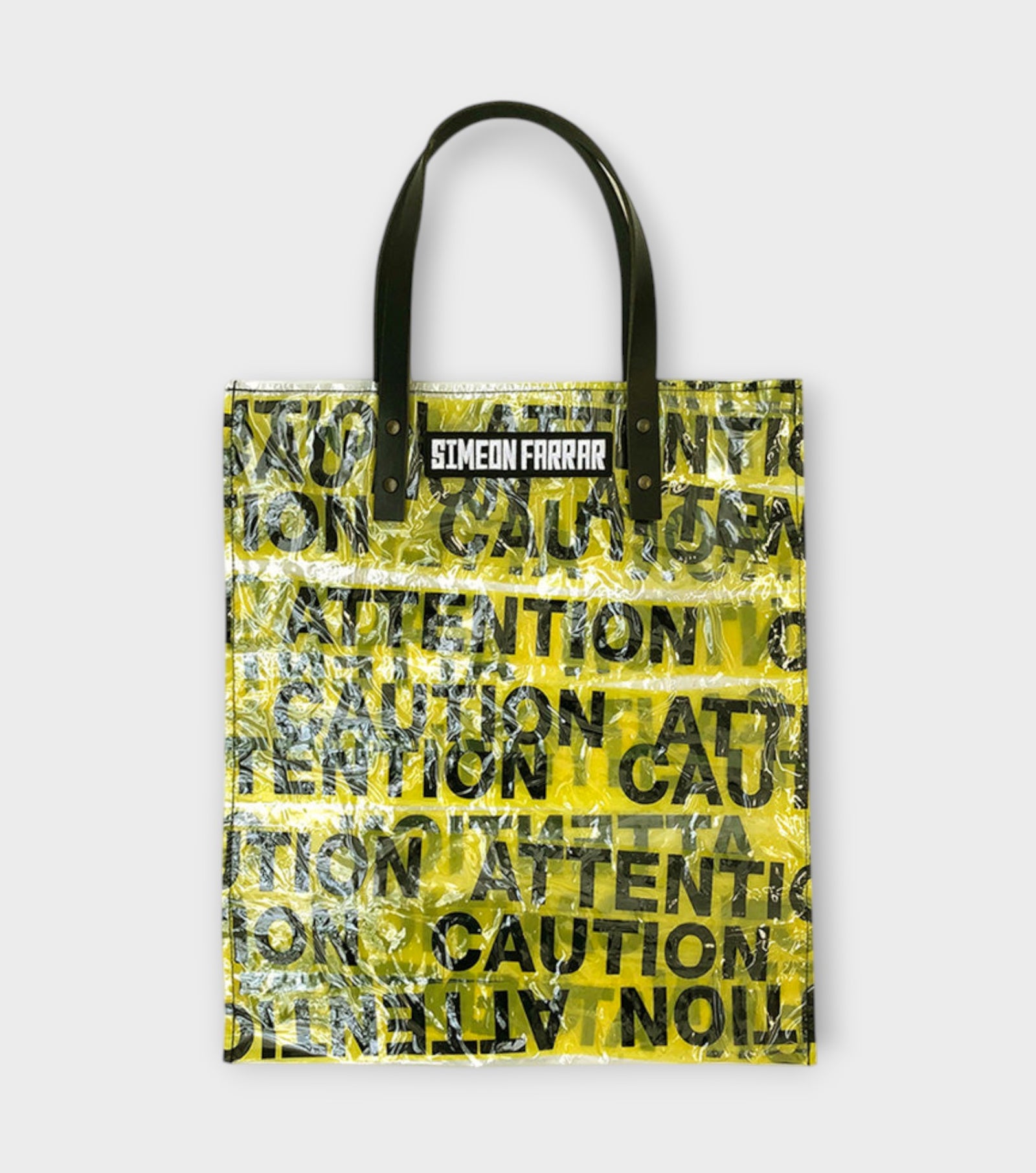 Caution PVC Bag | Yellow
