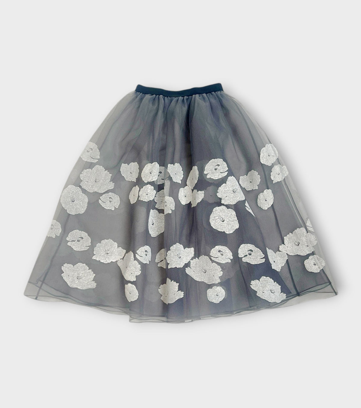 Organza Skirt | Grey