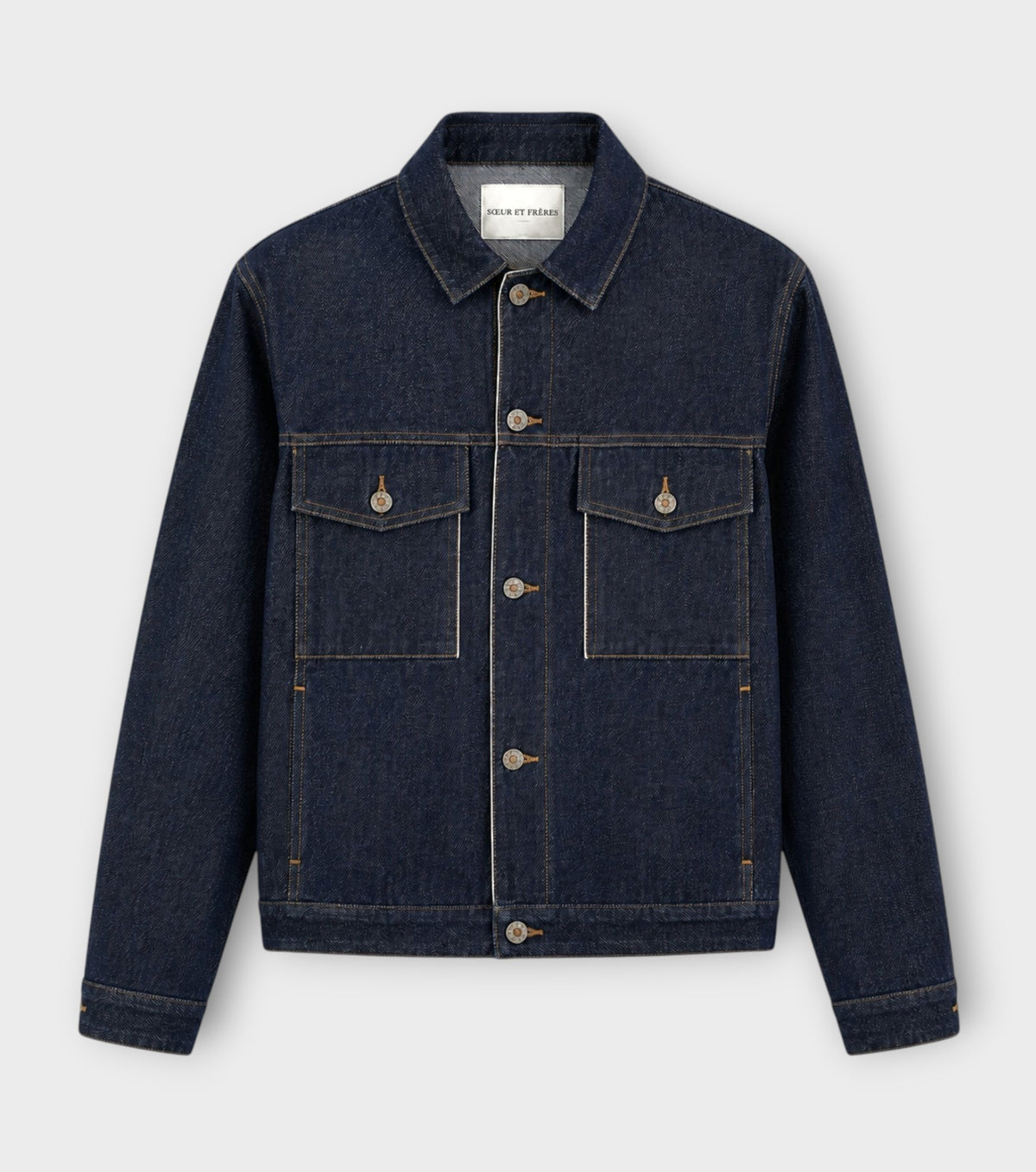 Dark Indigo Selvedge Denim Jacket | PR Sample