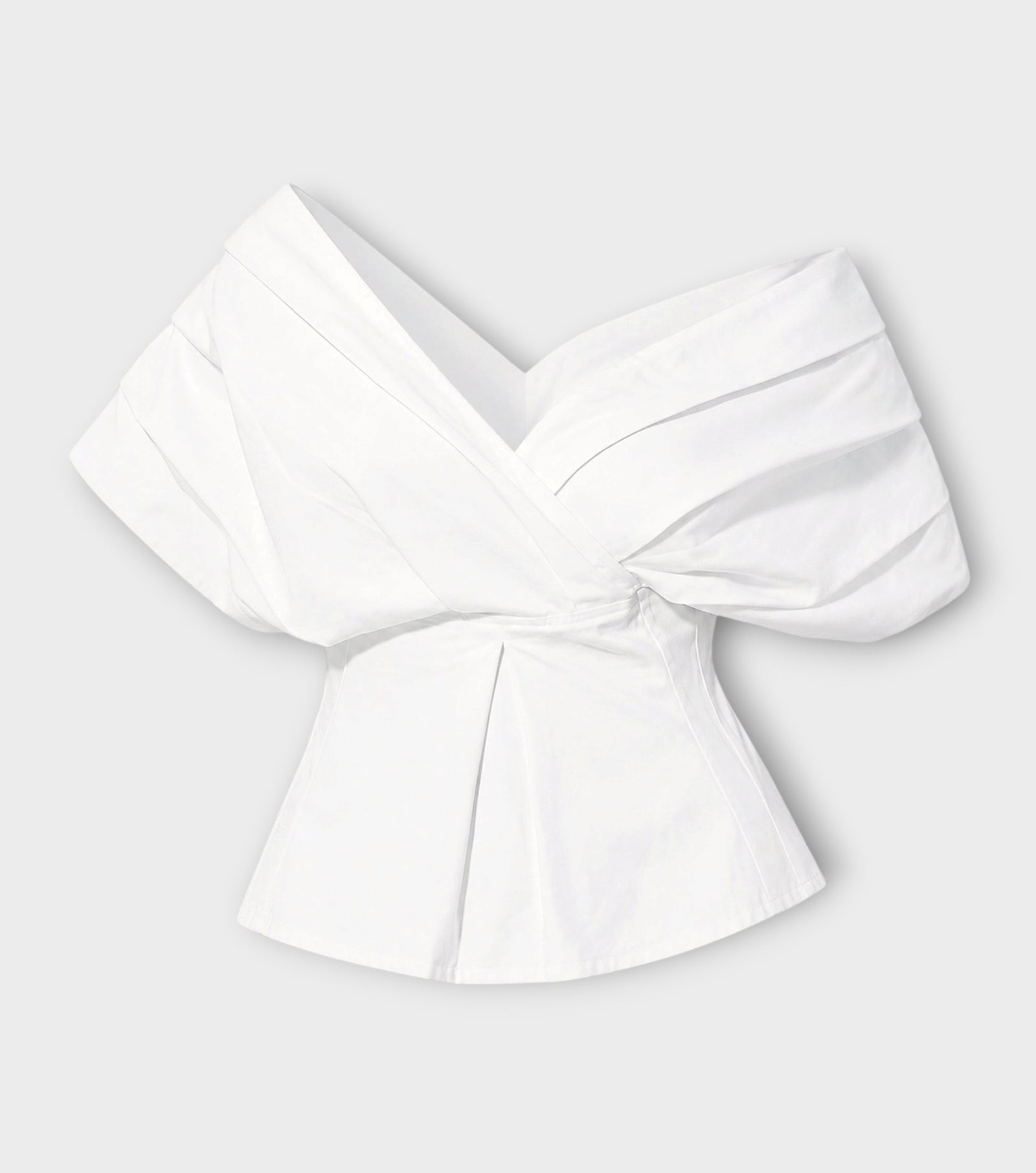 Le Off Shoulder — Optic White | PR Sample