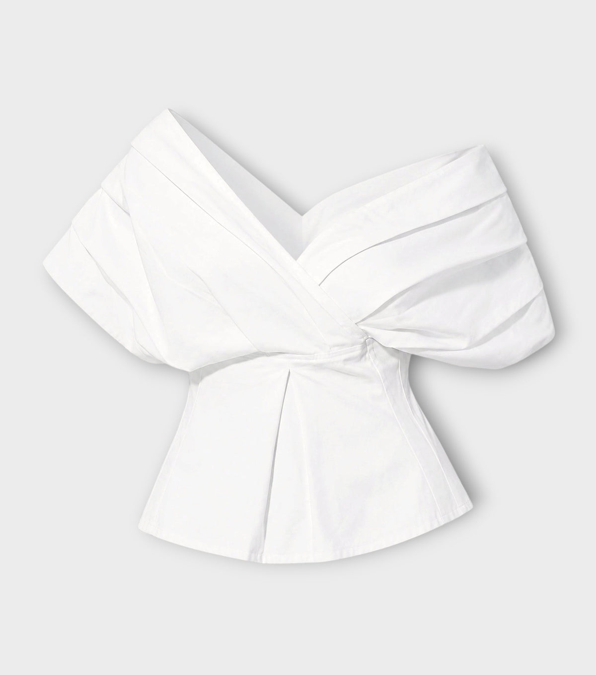 Le Off Shoulder — Optic White