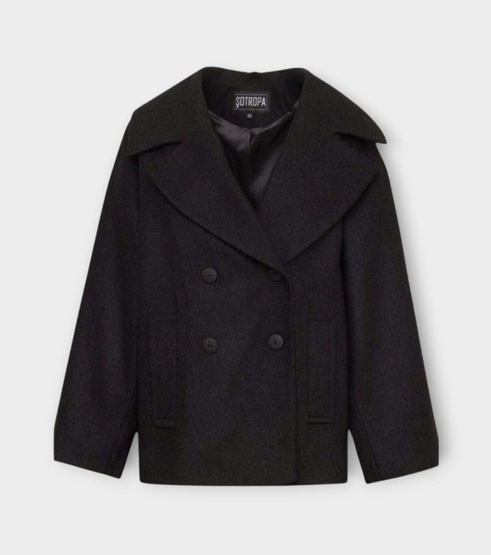 Short Grey Coat | PR Sample