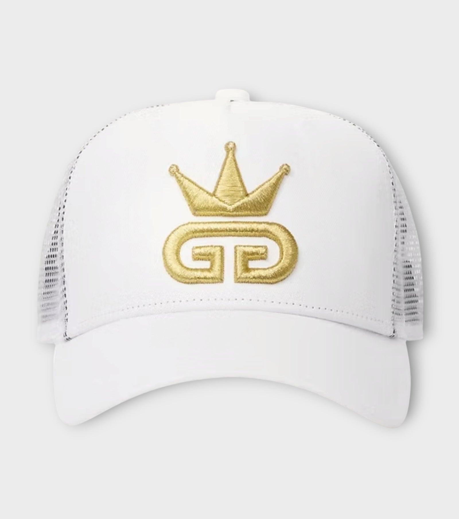 White Cotton Mesh Hat