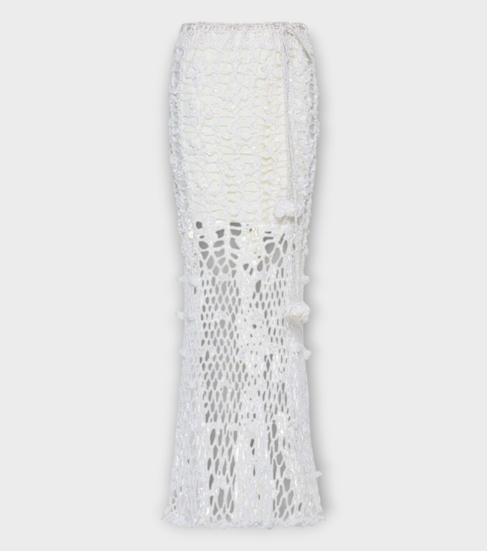 White Vanilla Handmade Crochet Skirt