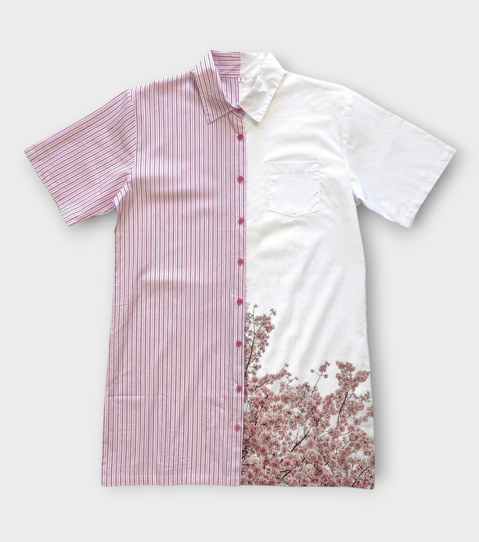 Mini Shirt Dress | Cherry Blossom