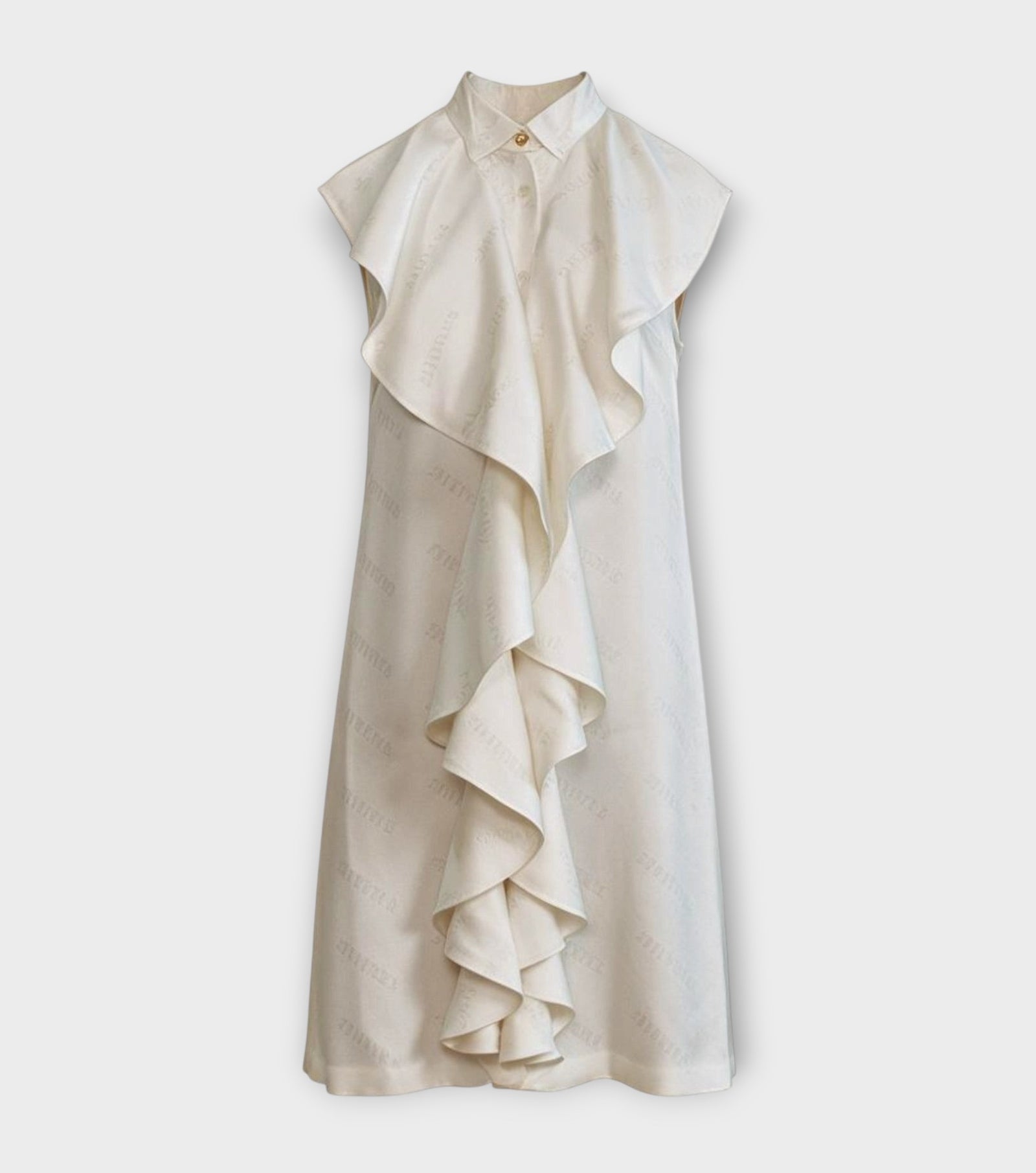 Cascade Silk Dress