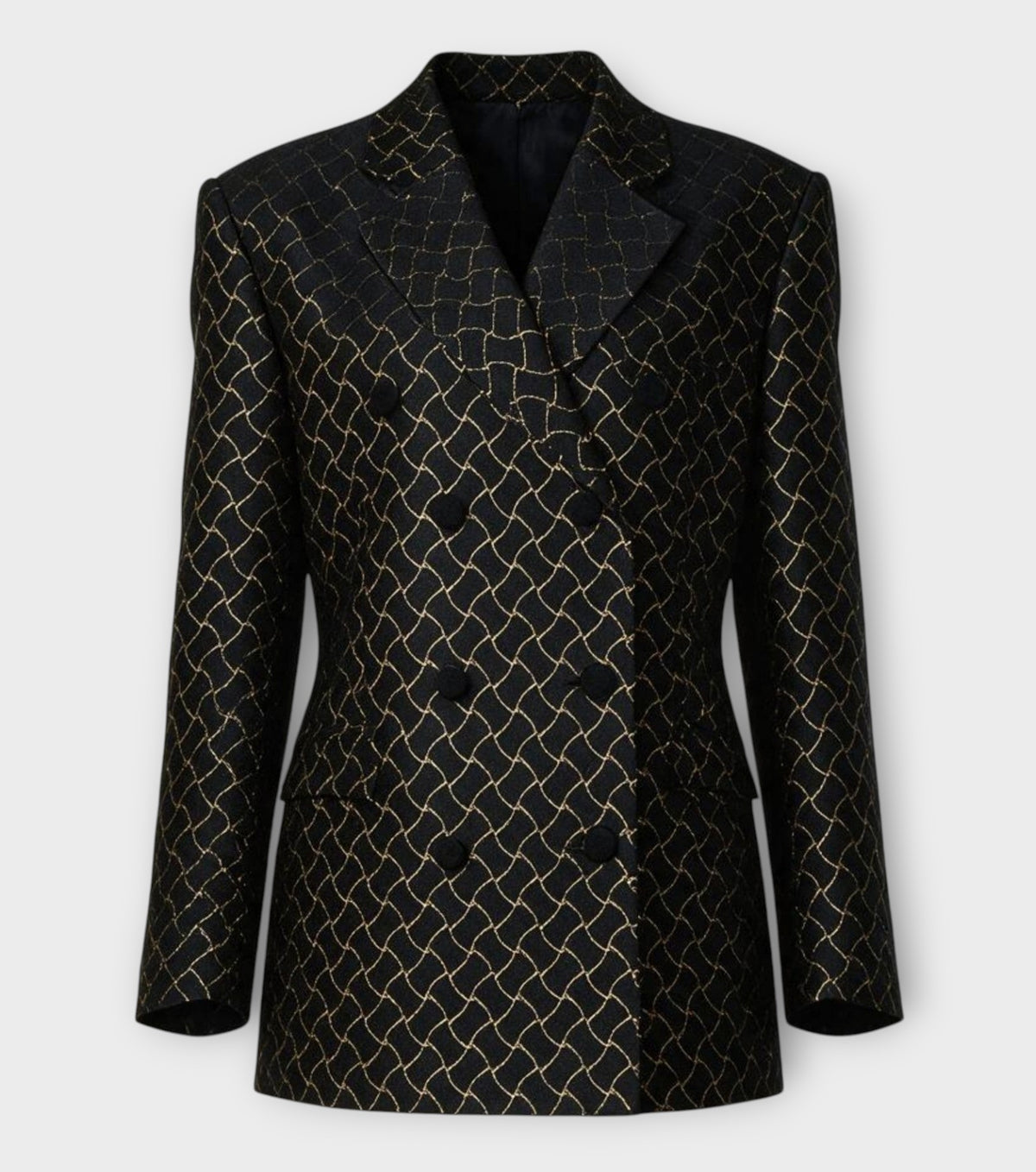 Gold Jacquard Jacket