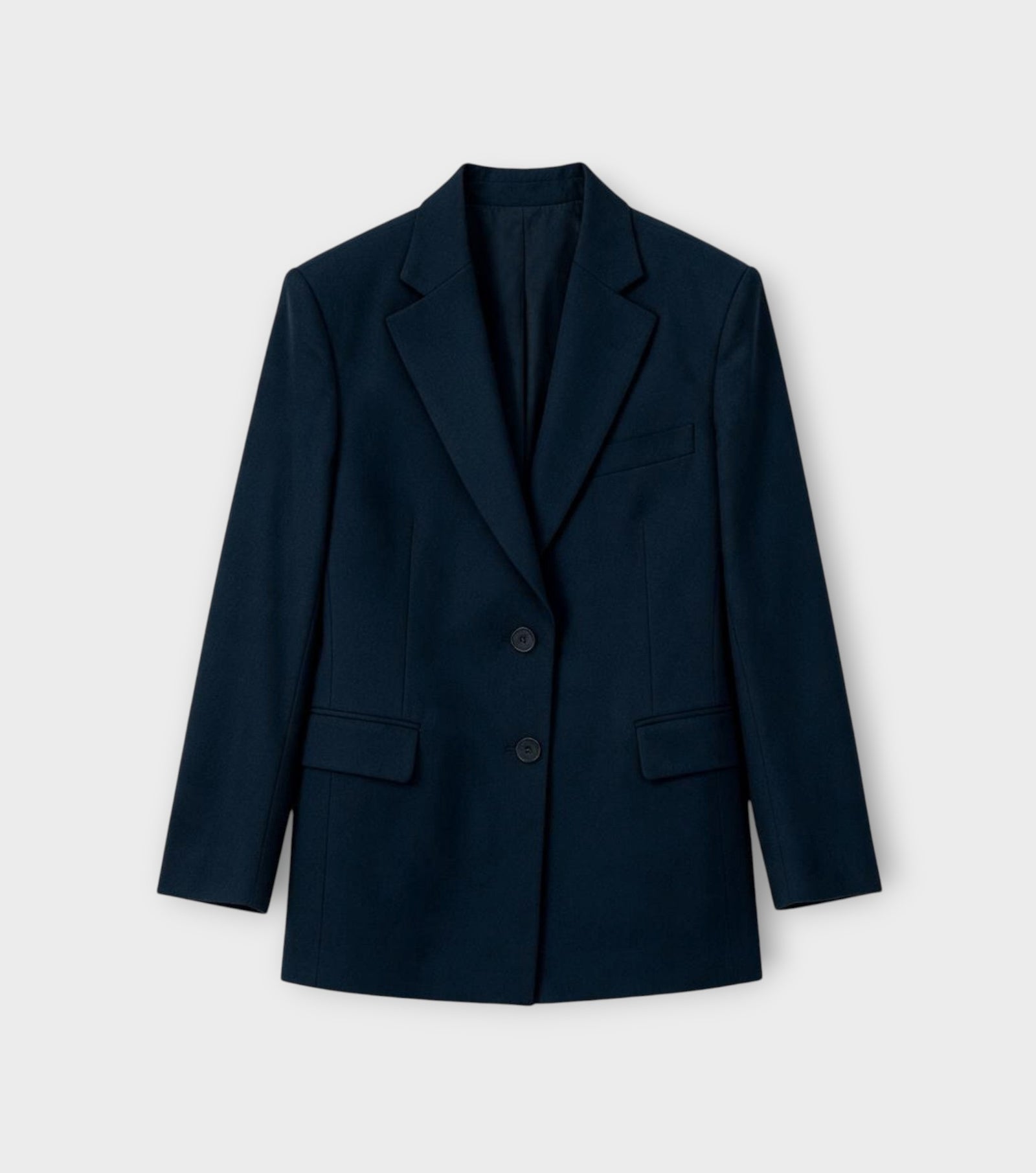 Notched Jacket | Navy