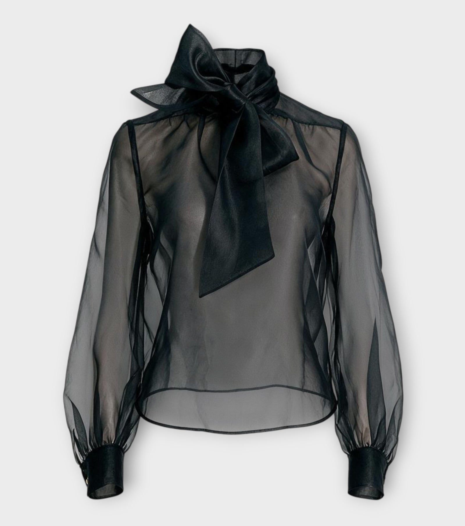 Organza Tie Blouse