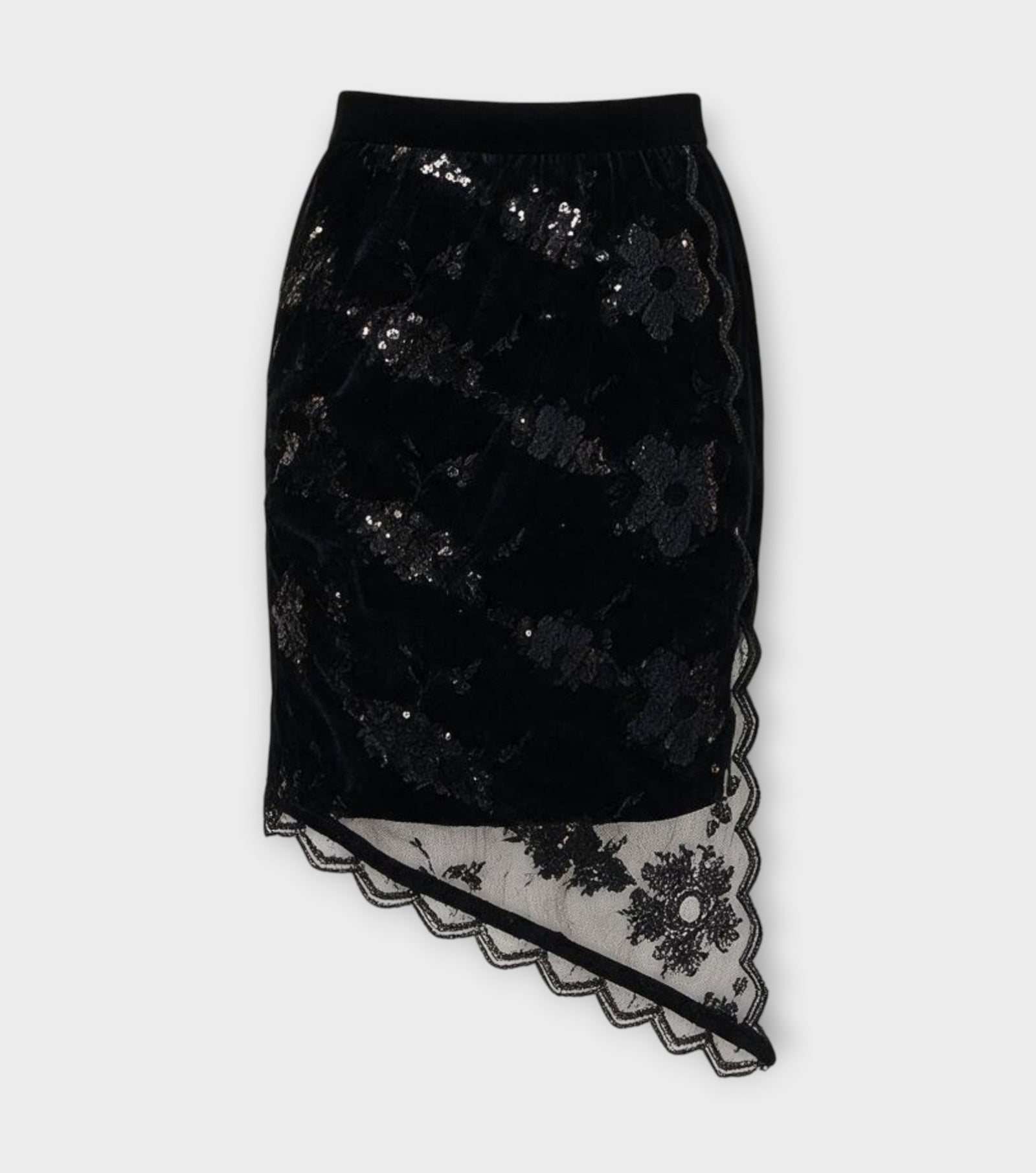 Shirring Wrap Skirt
