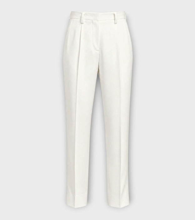 Straight Trousers | White