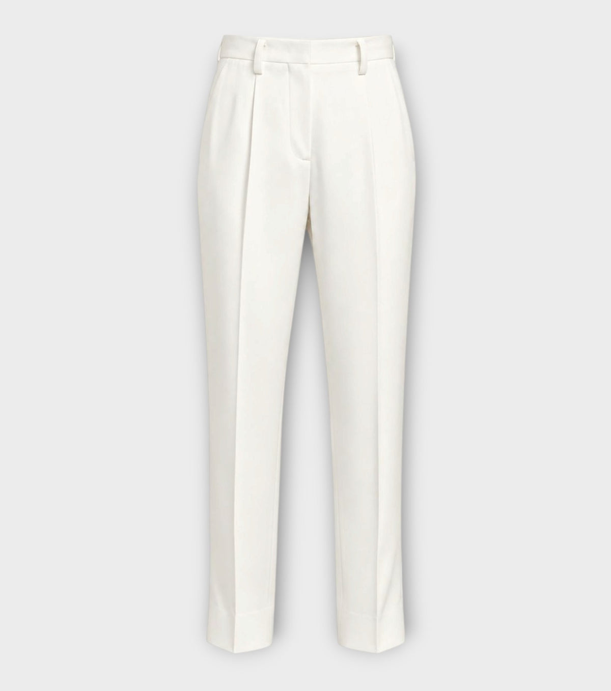 Straight Trousers | White